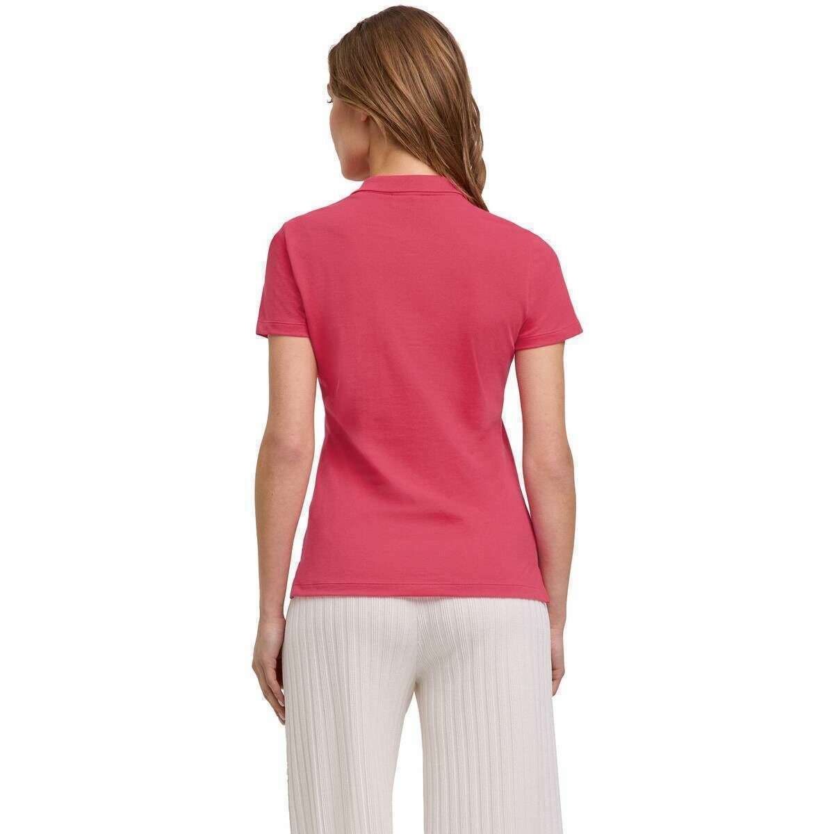 Falke Pima Pique Polo Shirt - Fuchsia Pink - Image 2