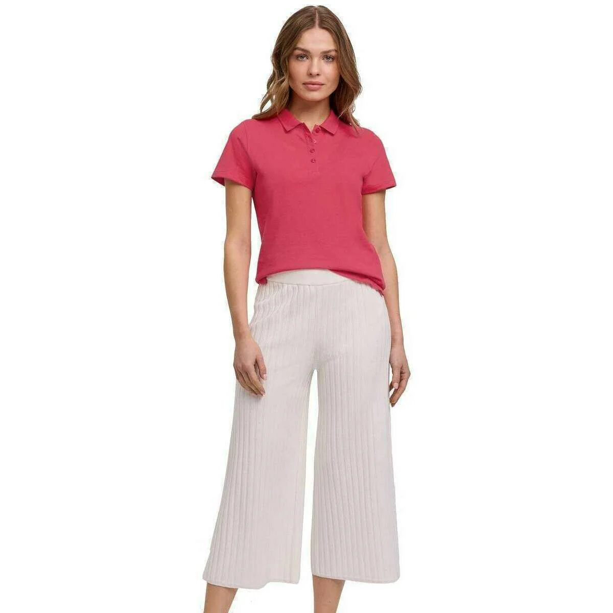 Falke Pima Pique Polo Shirt - Fuchsia Pink - Image 3