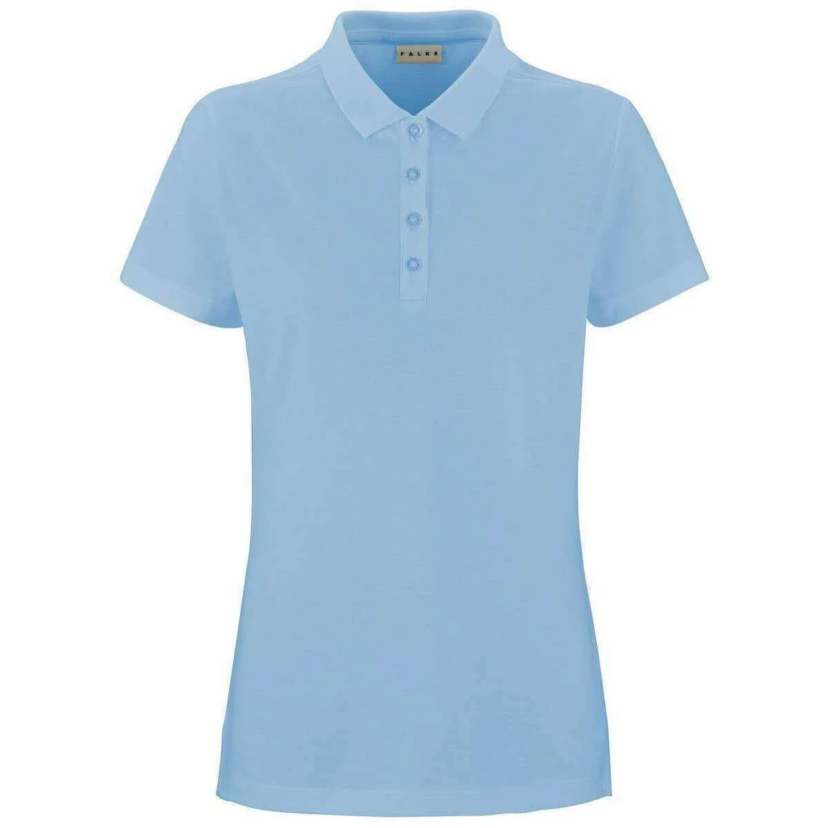 Falke Pima Pique Polo Shirt - Sky Blue