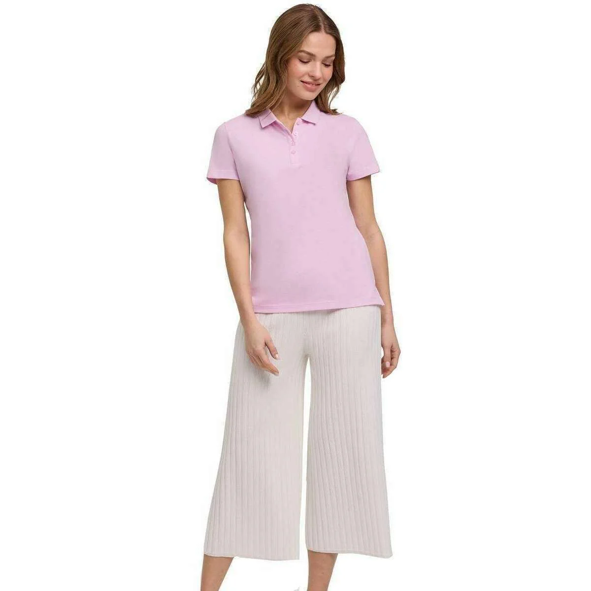Falke Pima Pique Polo Shirt - Sporty Rose Pink - Image 4