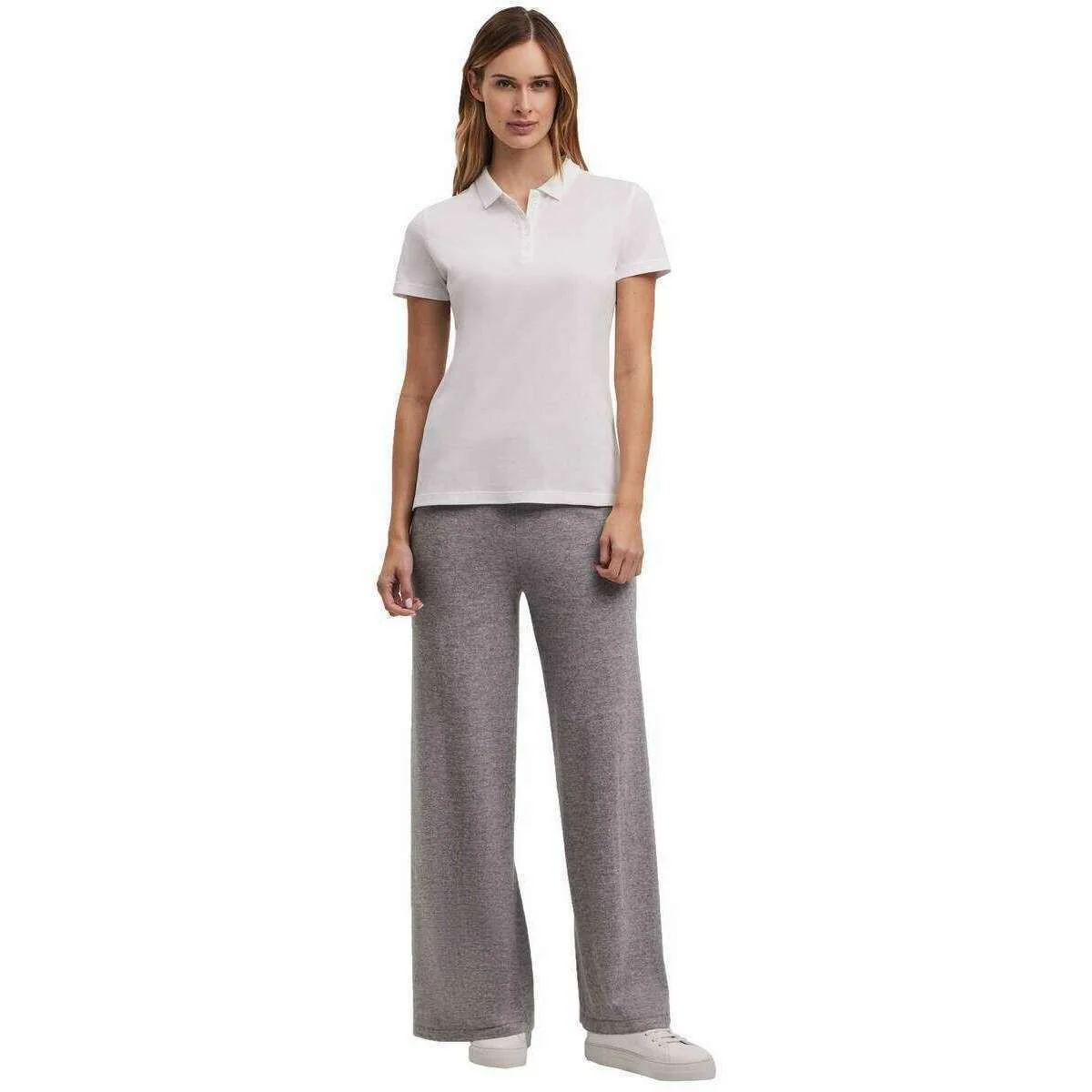 Falke Pima Pique Polo Shirt - White - Image 3