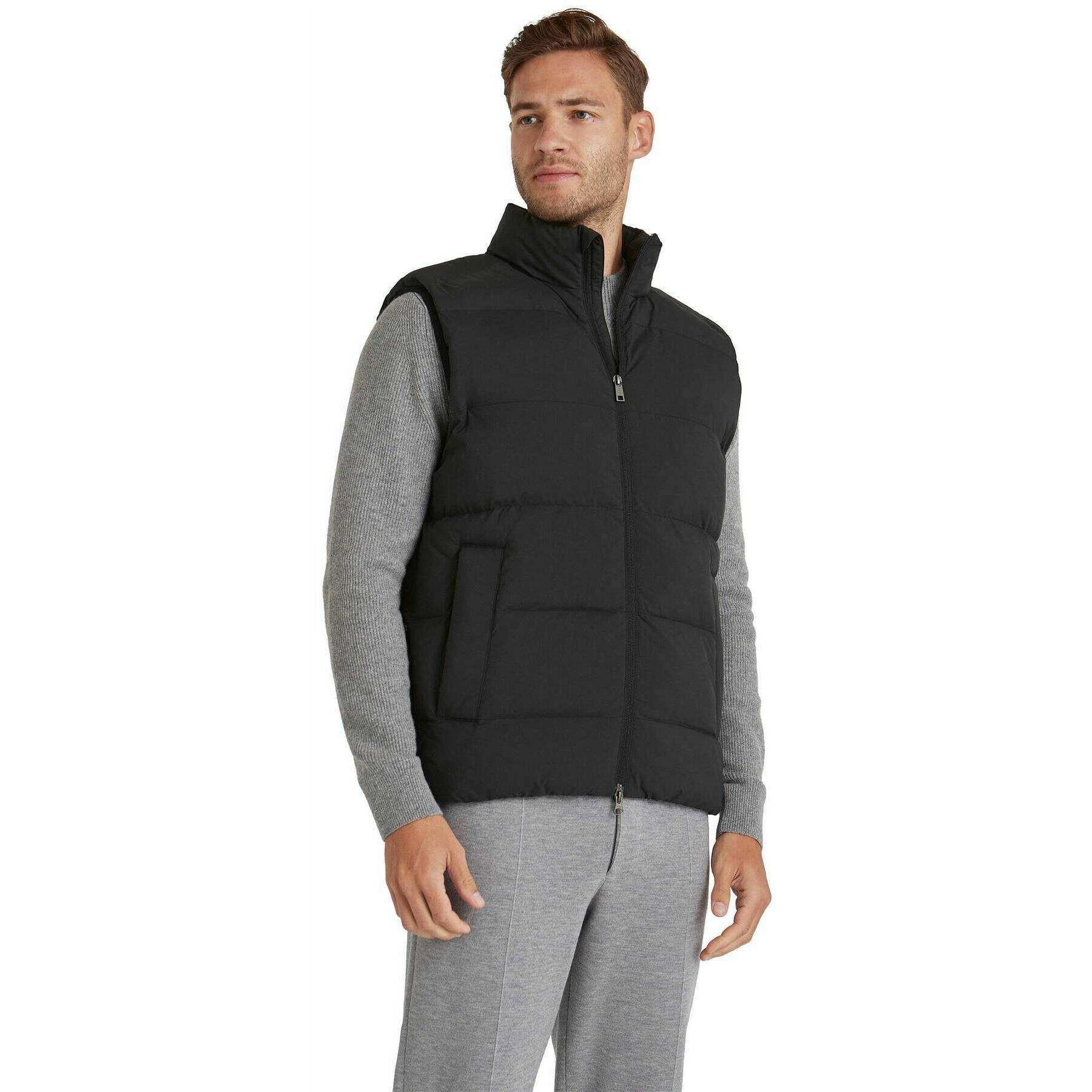 Falke Puffering Waistcoat Outwear Jacket - Black - Image 2