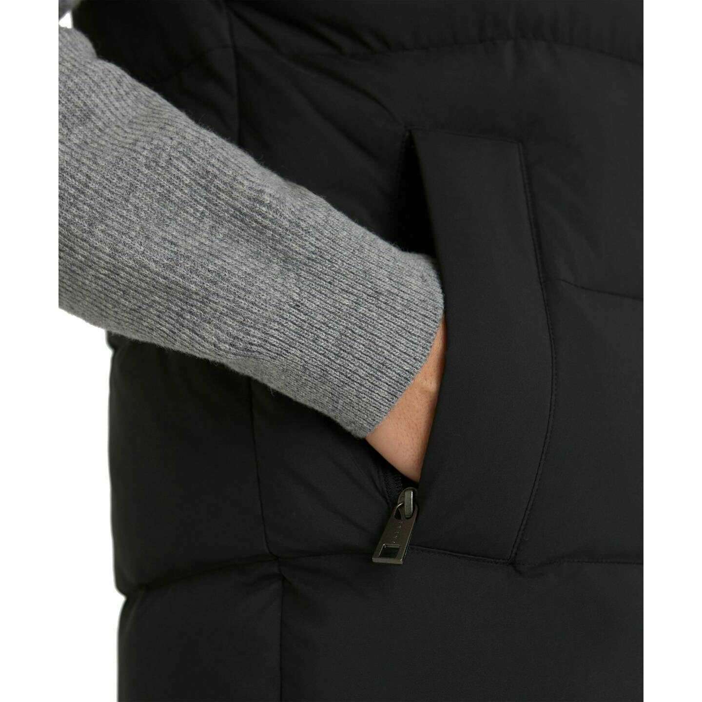 Falke Puffering Waistcoat Outwear Jacket - Black - Image 4