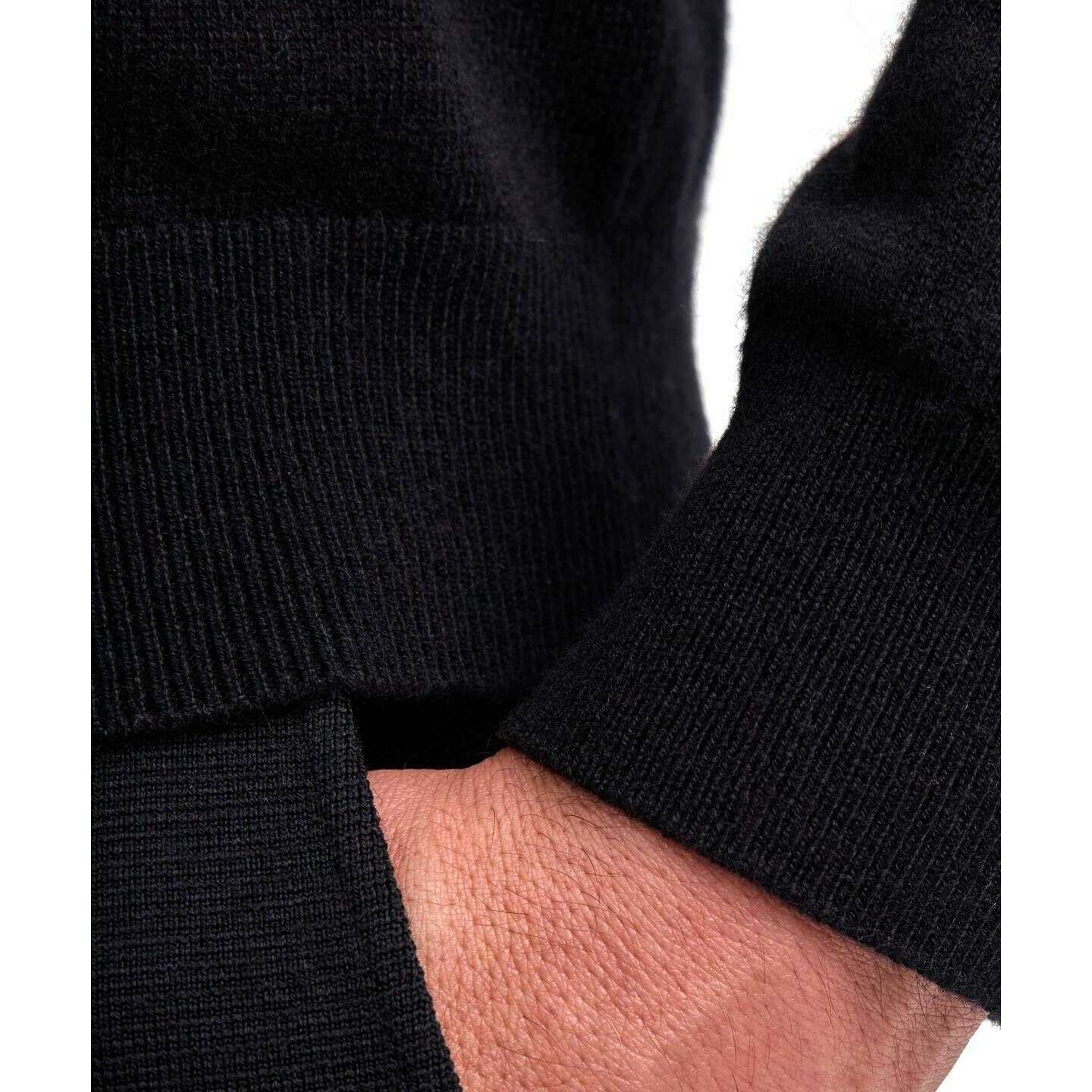 Falke Pure Cashmere Cardigan - Black - Image 6