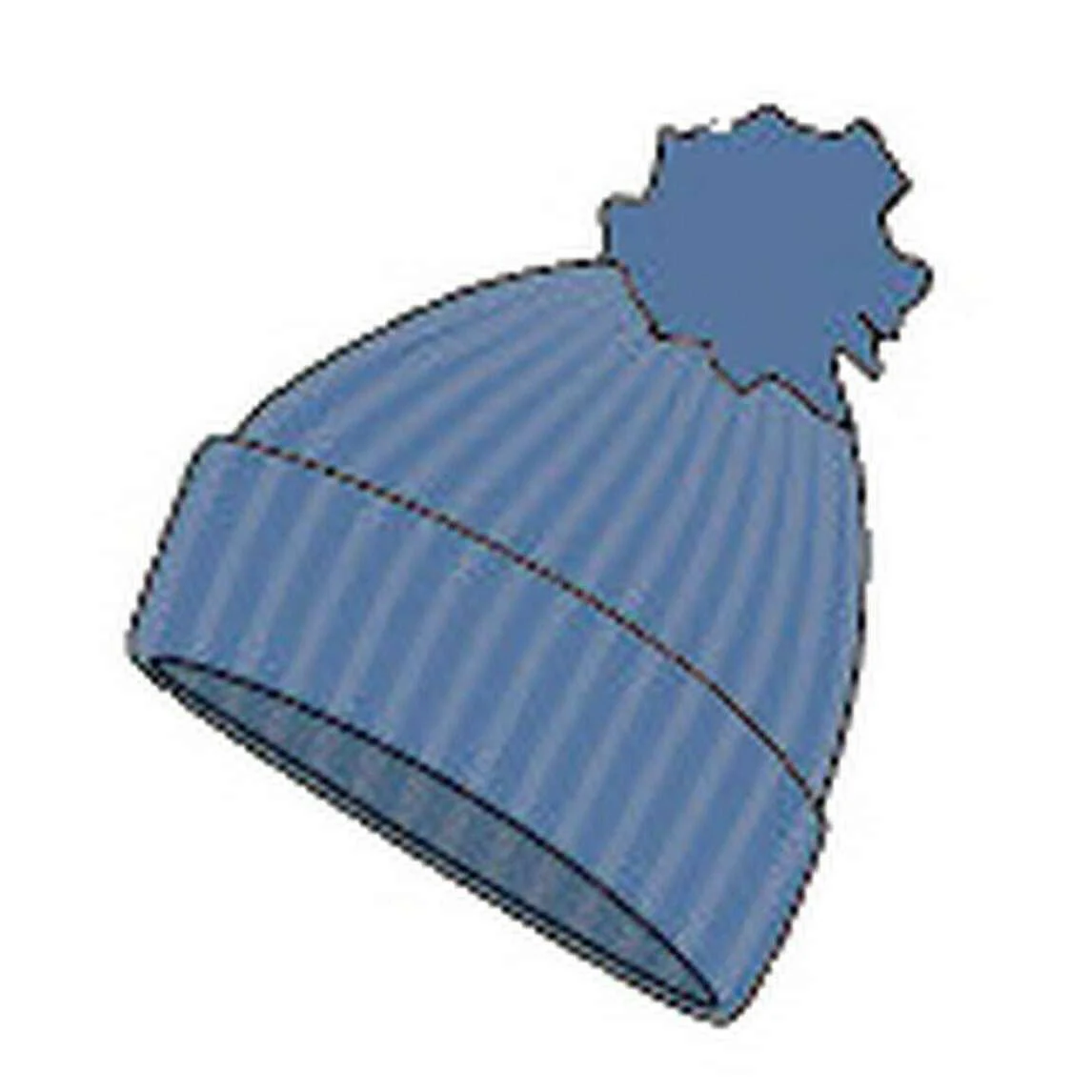 Falke Pure Cashmere Pompom Beanie - Dusty Blue