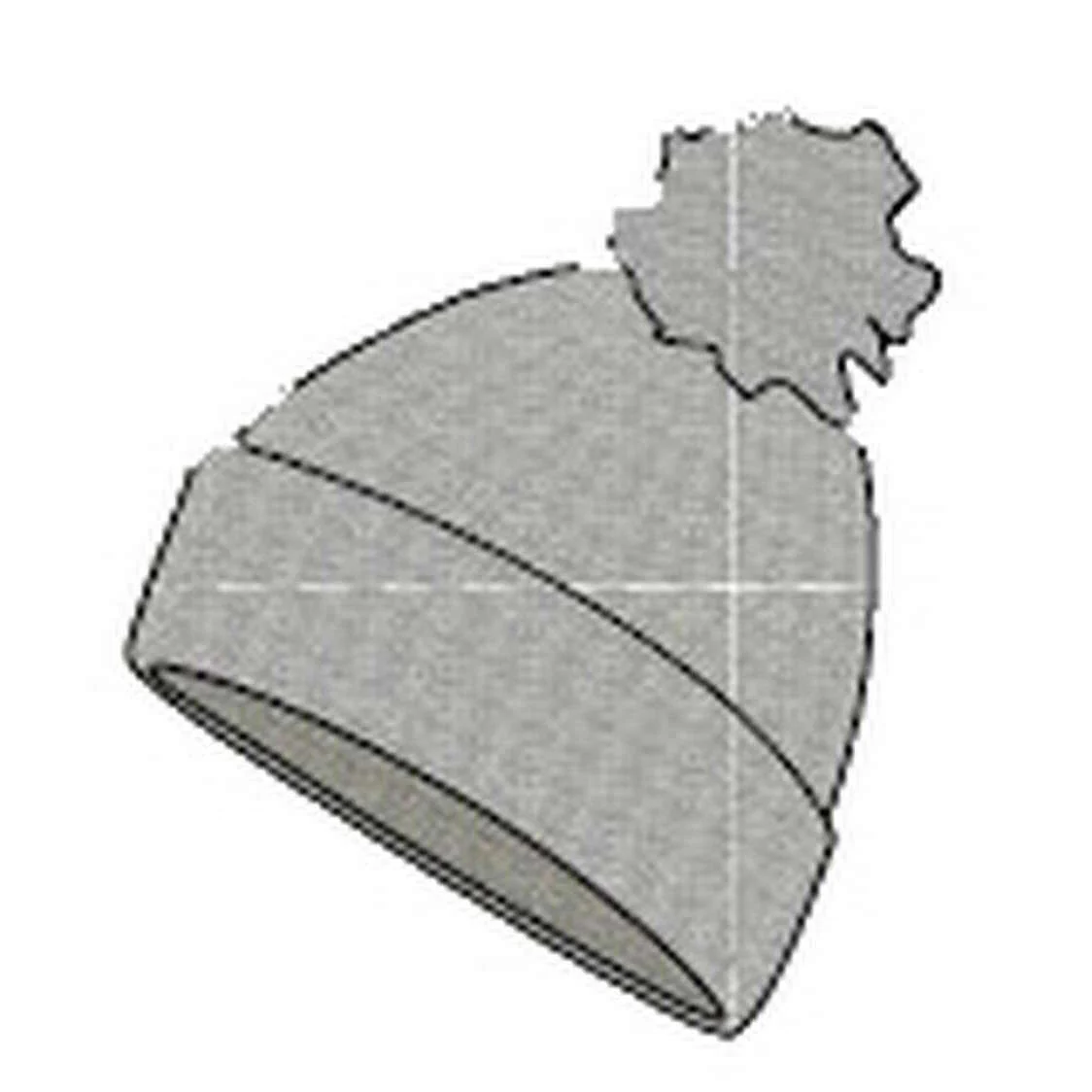 Falke Pure Cashmere Pompom Beanie - Heather Grey