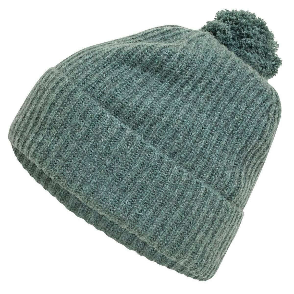 Falke Pure Cashmere Pompom Beanie - Tundra Pine Green
