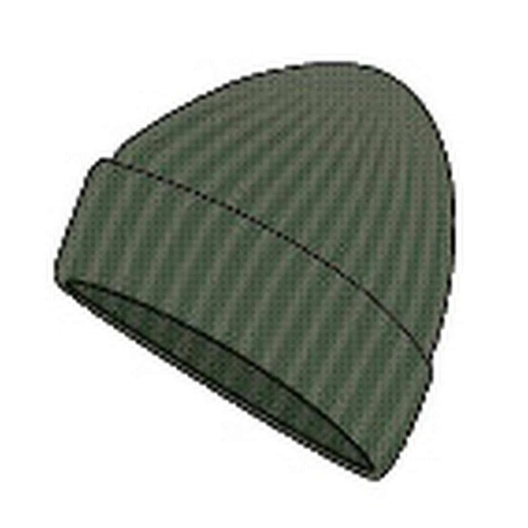 Falke Pure Cashmere Ribbed Beanie - Tundra Pine Green