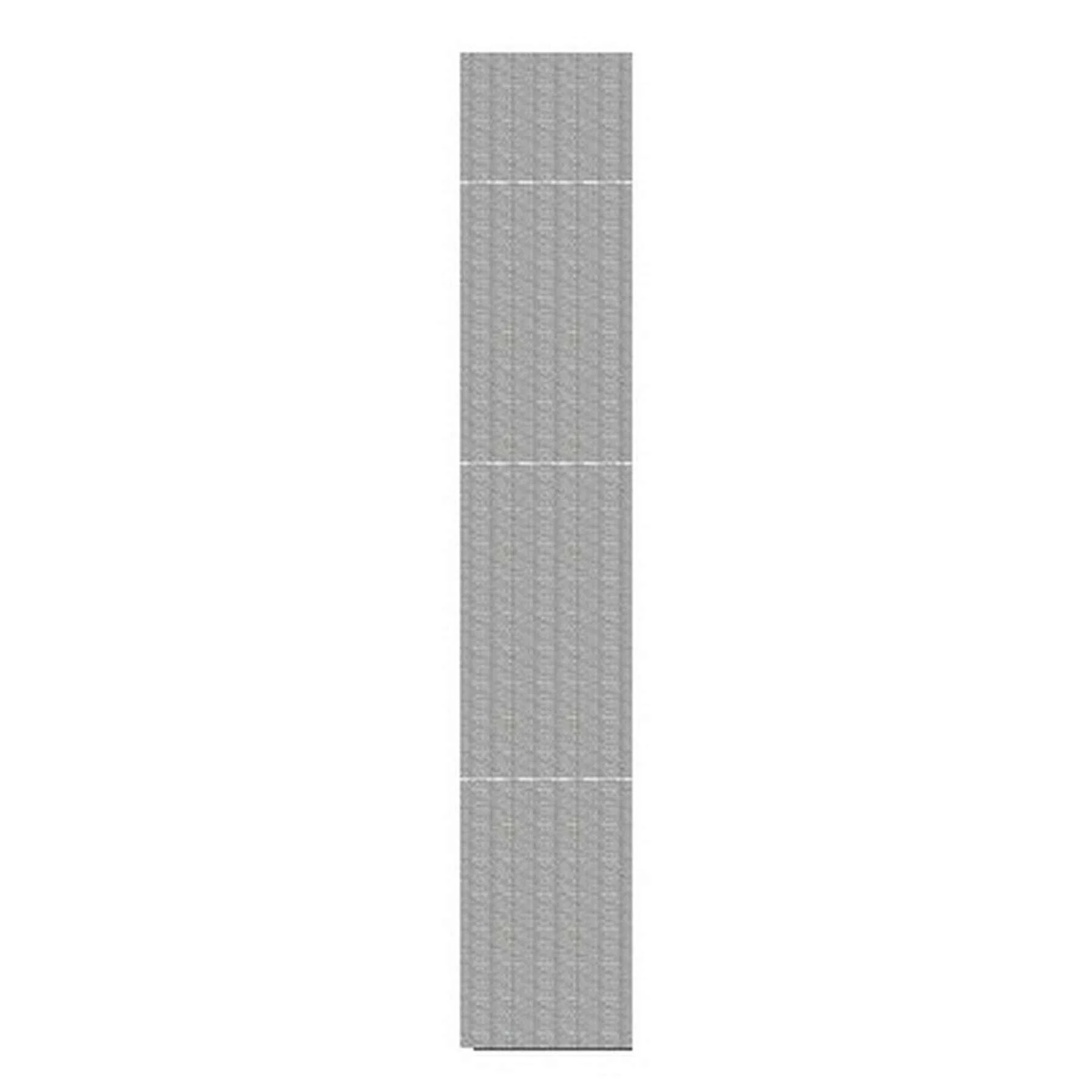 Falke Pure Cashmere Ribbed Scarf - Heather Grey