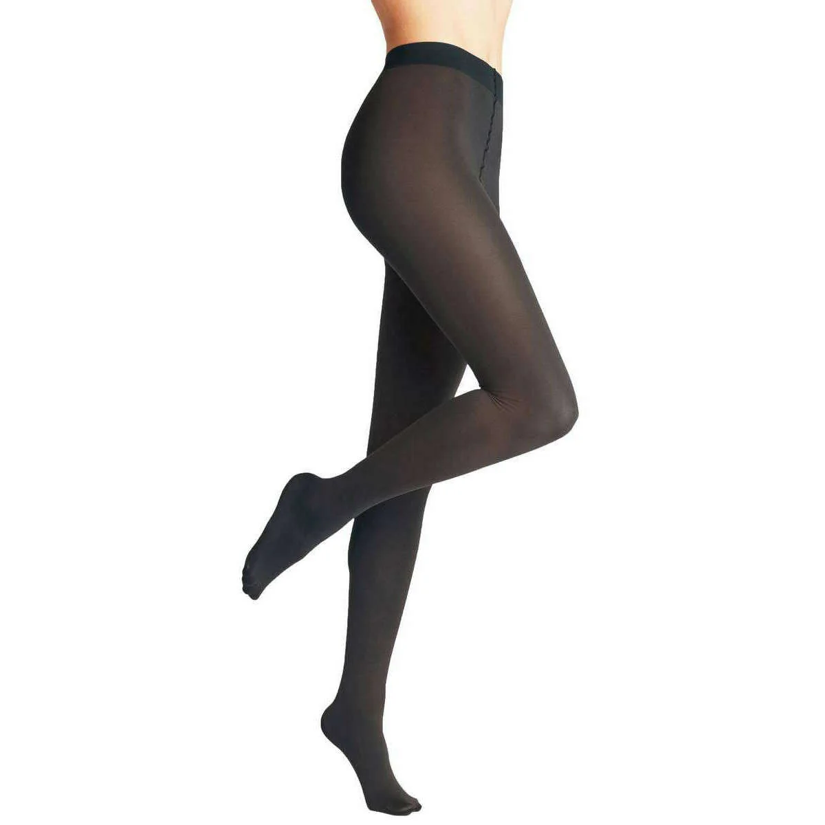 Falke Pure Matt 100 Denier Tights - Graphite Grey - Image 2