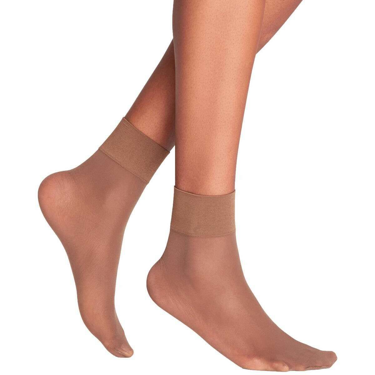 Falke Pure Matt 20 Anklets - Espresso Brown - Image 2