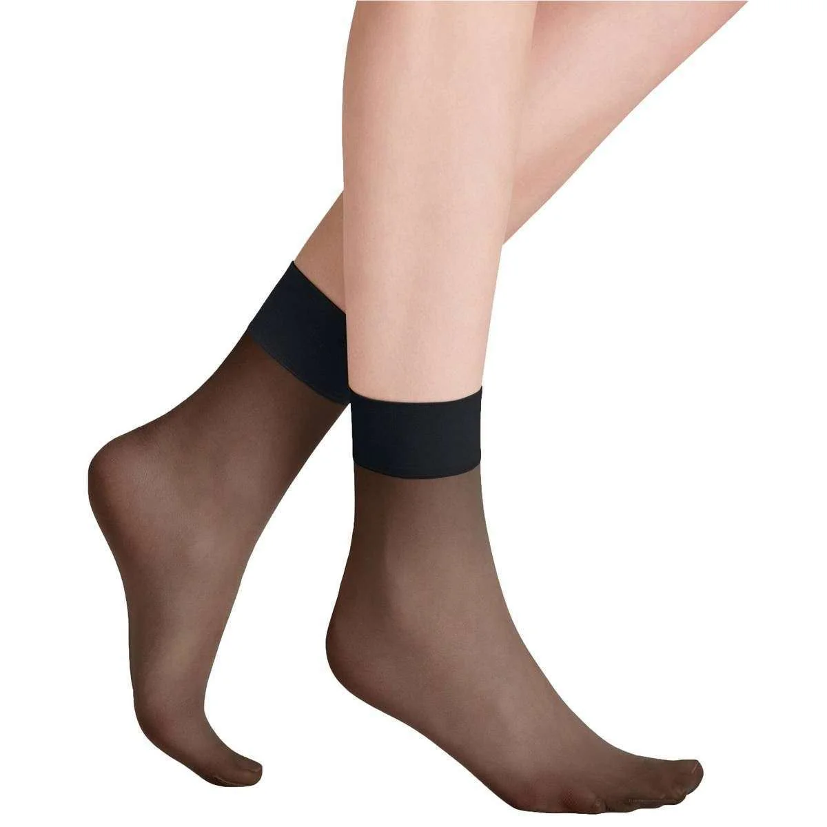 Falke Pure Matt 20 Denier Anklets - Black - Image 3