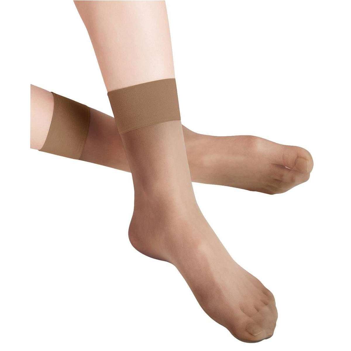 Falke Pure Matt 20 Denier Anklets - Golden Tan - Image 4