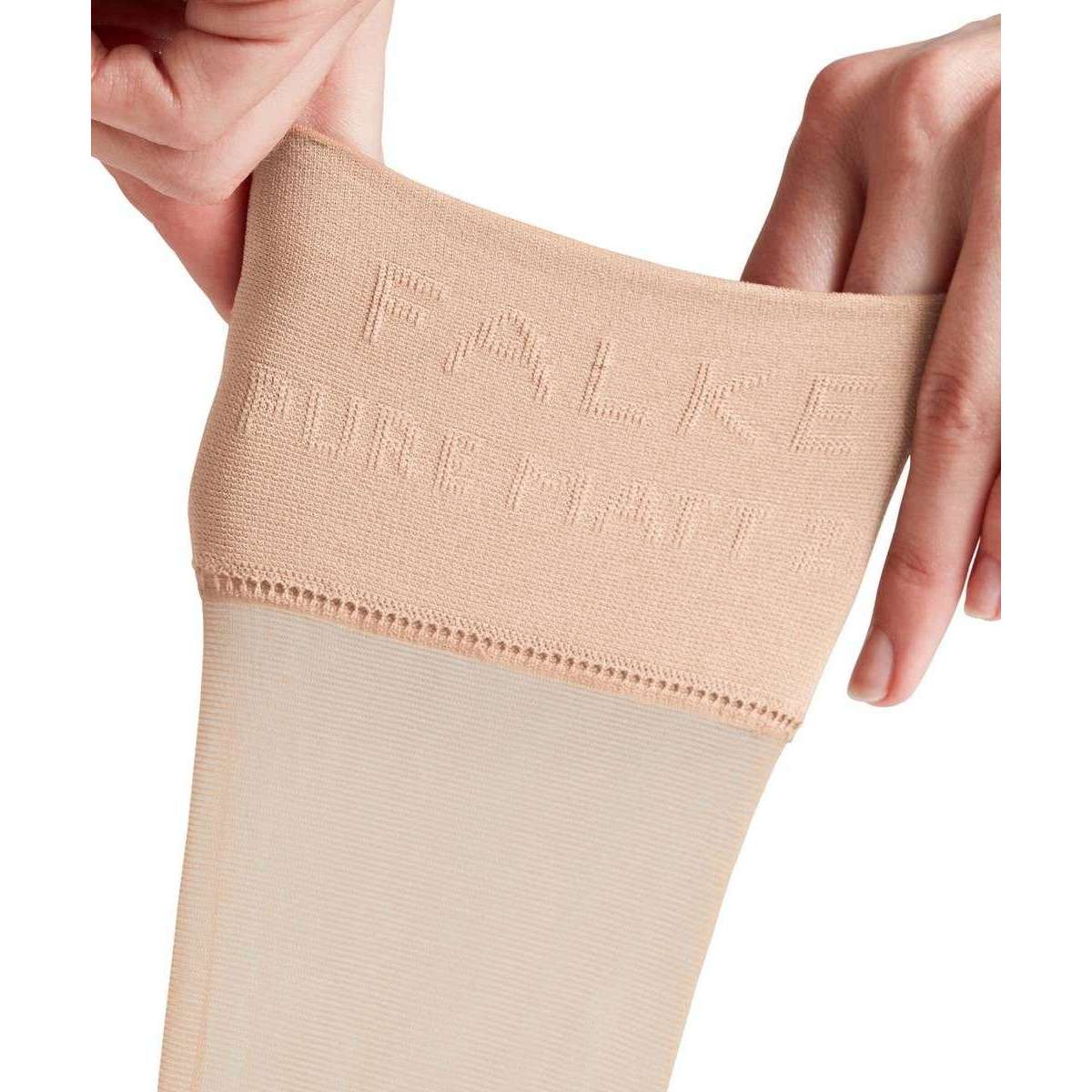 Falke Pure Matt 20 Denier Knee High Stockings - Crystal Cream - Image 6
