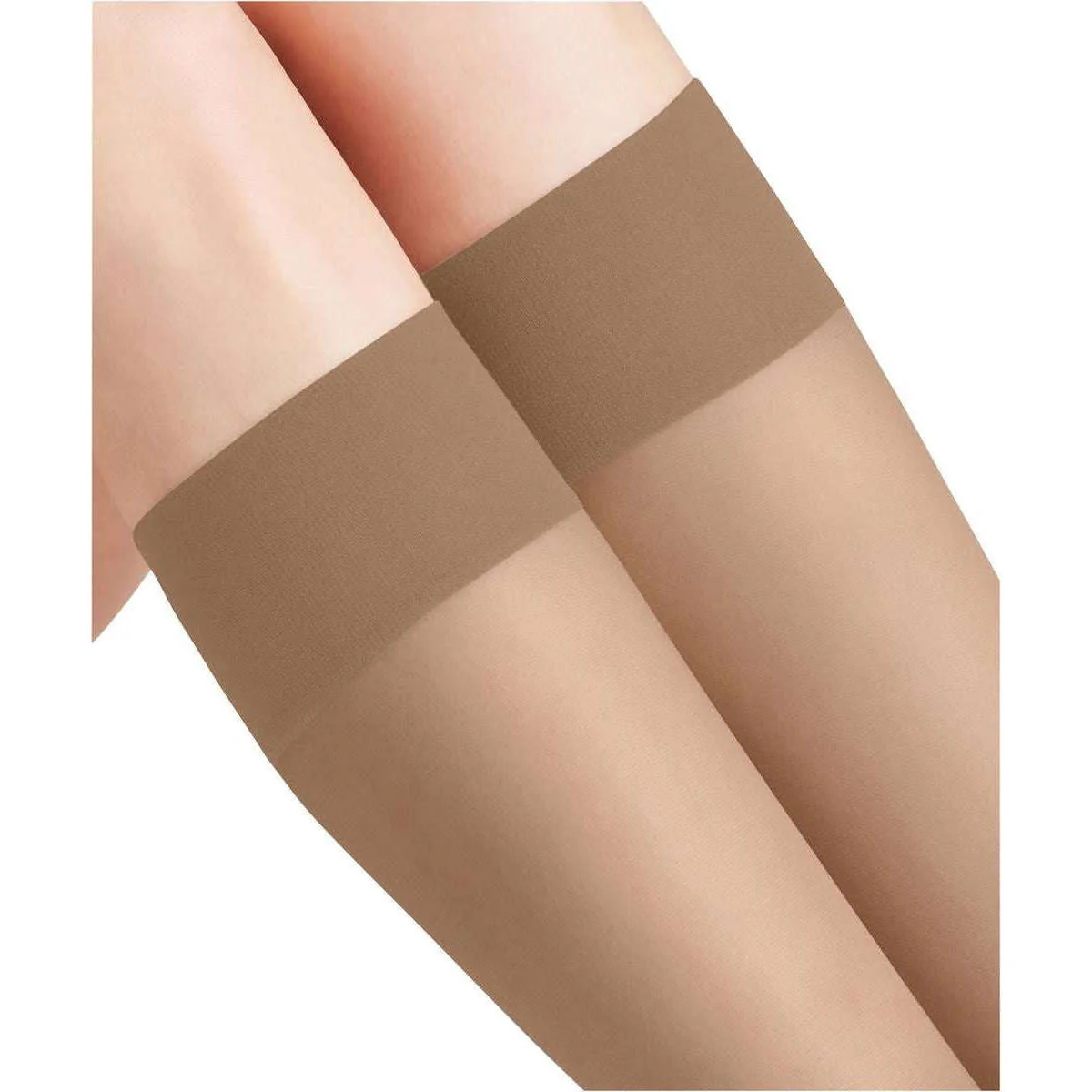 Falke Pure Matt 20 Denier Knee High Stockings - Golden Tan - Image 5