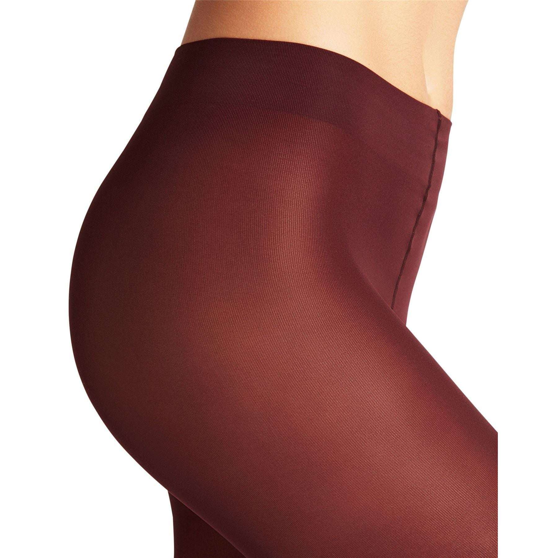 Falke Pure Matt 50 Deiner Tights - Burgundy - Image 4