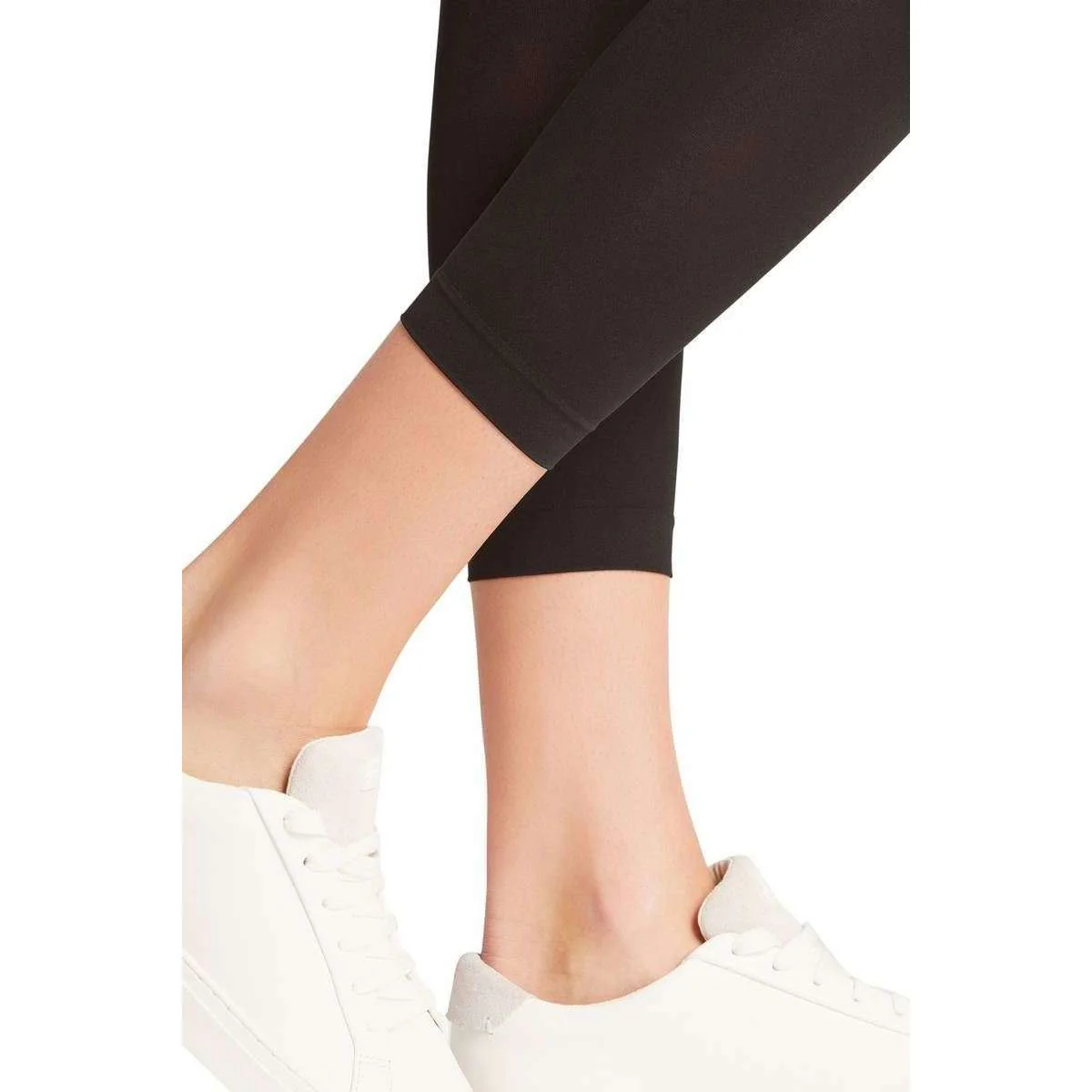 Falke Pure Matt 50 Denier Capri Leggings - Black - Image 6