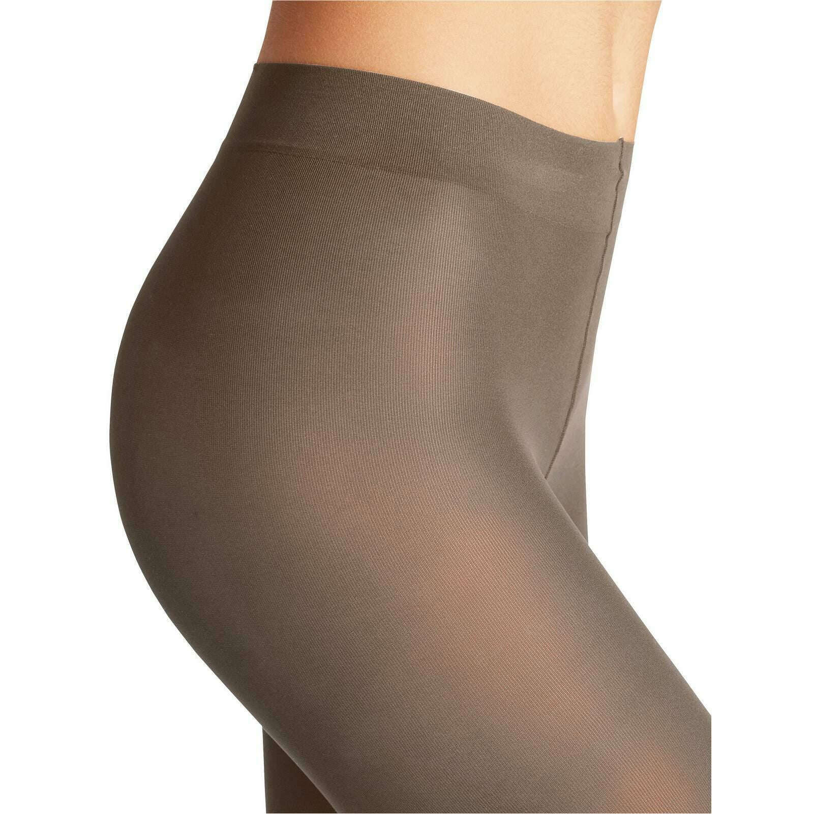 Falke Pure Matt 50 Denier Capri Leggings - Espresso Brown - Image 5