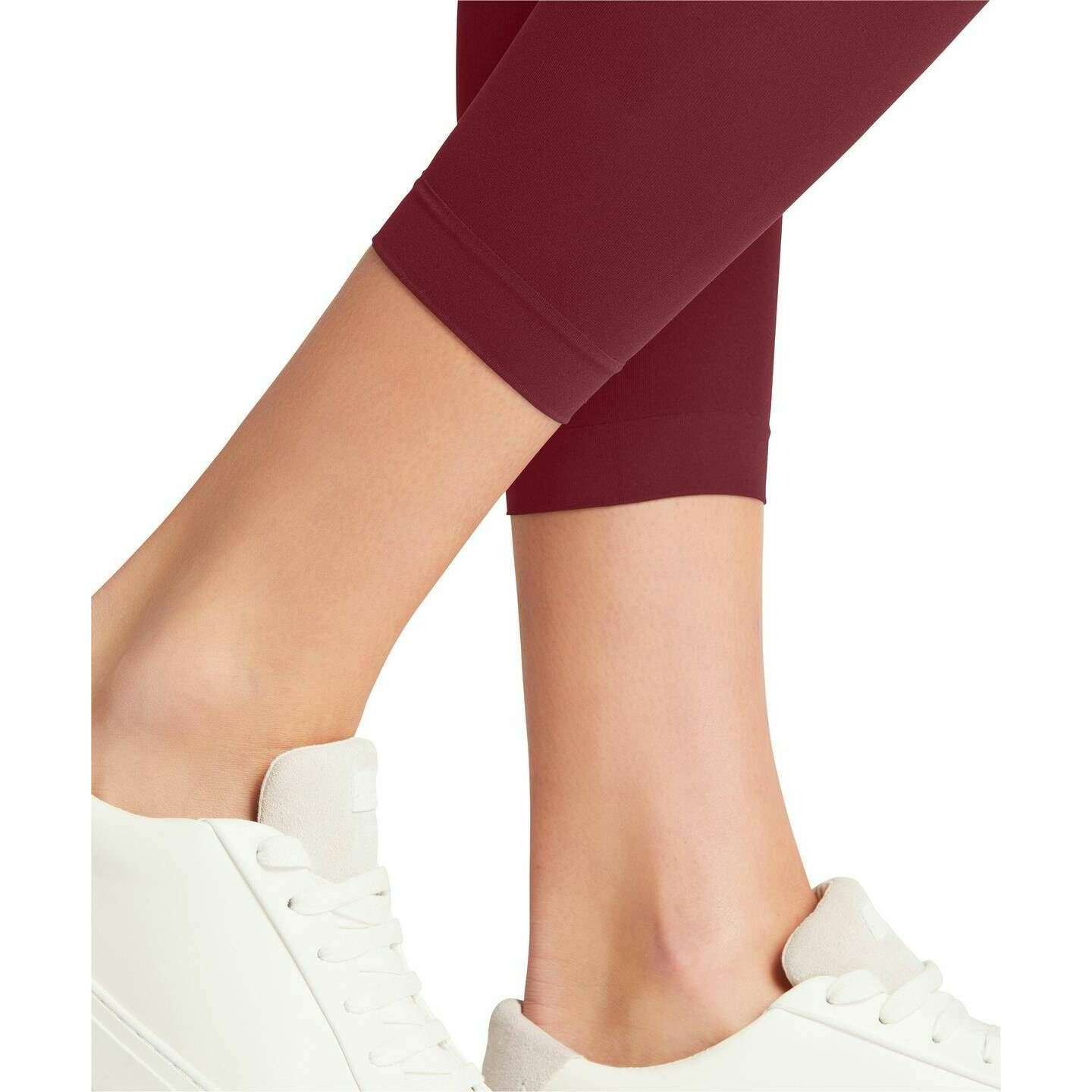 Falke Pure Matt 50 Denier Capri Leggings - Ruby Red - Image 4