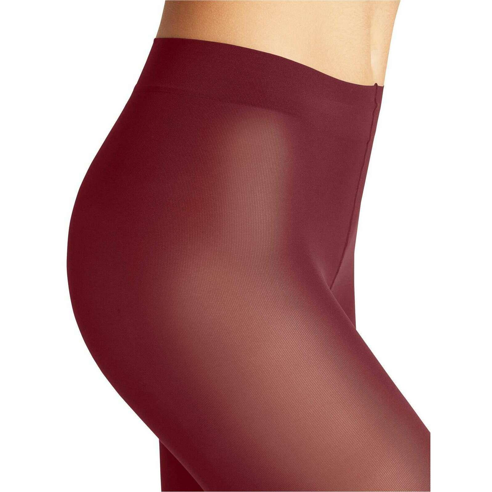 Falke Pure Matt 50 Denier Capri Leggings - Ruby Red - Image 5