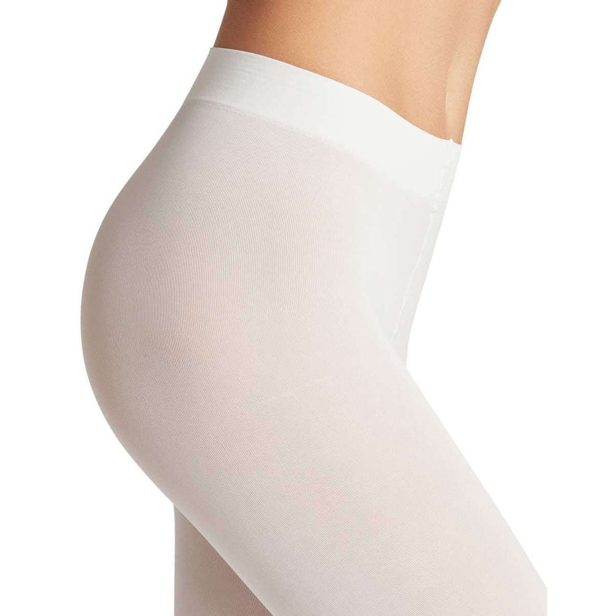 Falke Pure Matt 50 Denier Capri Leggings - White - Image 4