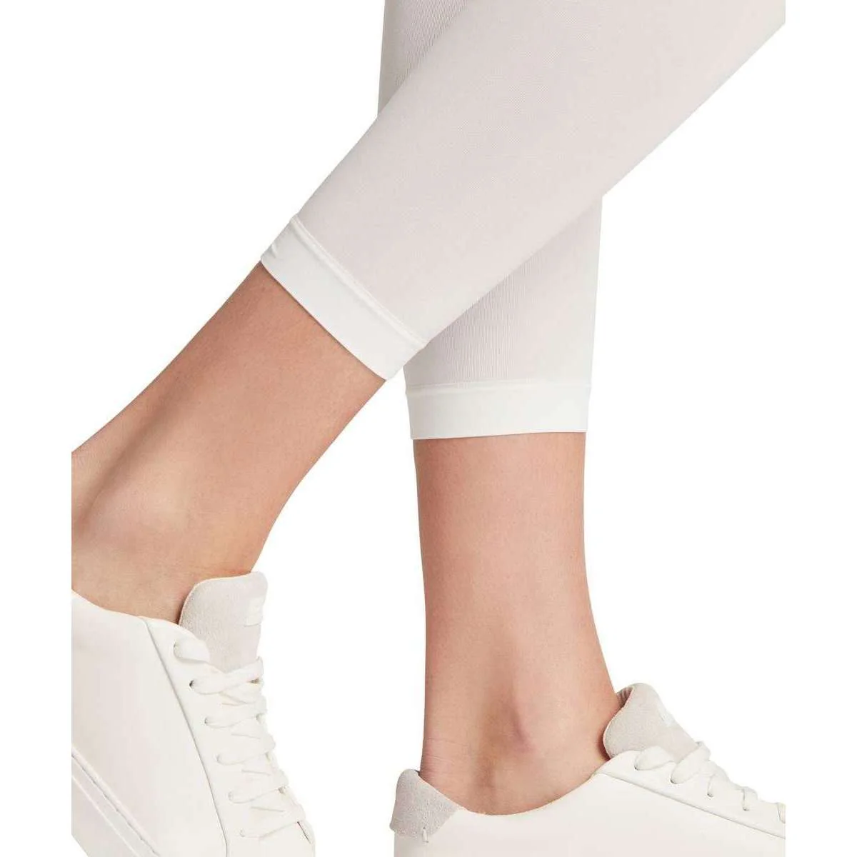 Falke Pure Matt 50 Denier Capri Leggings - White - Image 6