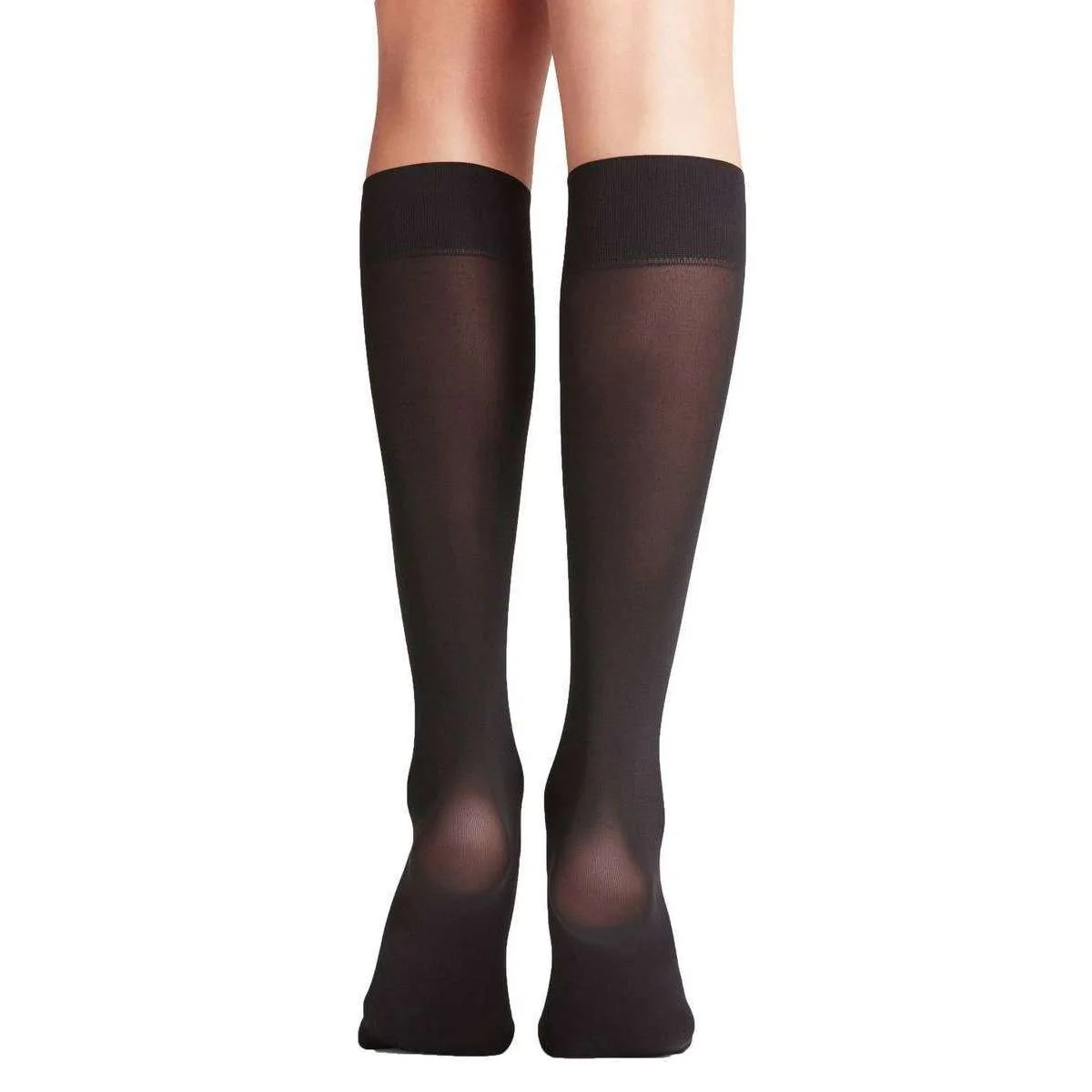 Falke Pure Matt 50 Denier Knee-High Tights - Black - Image 3