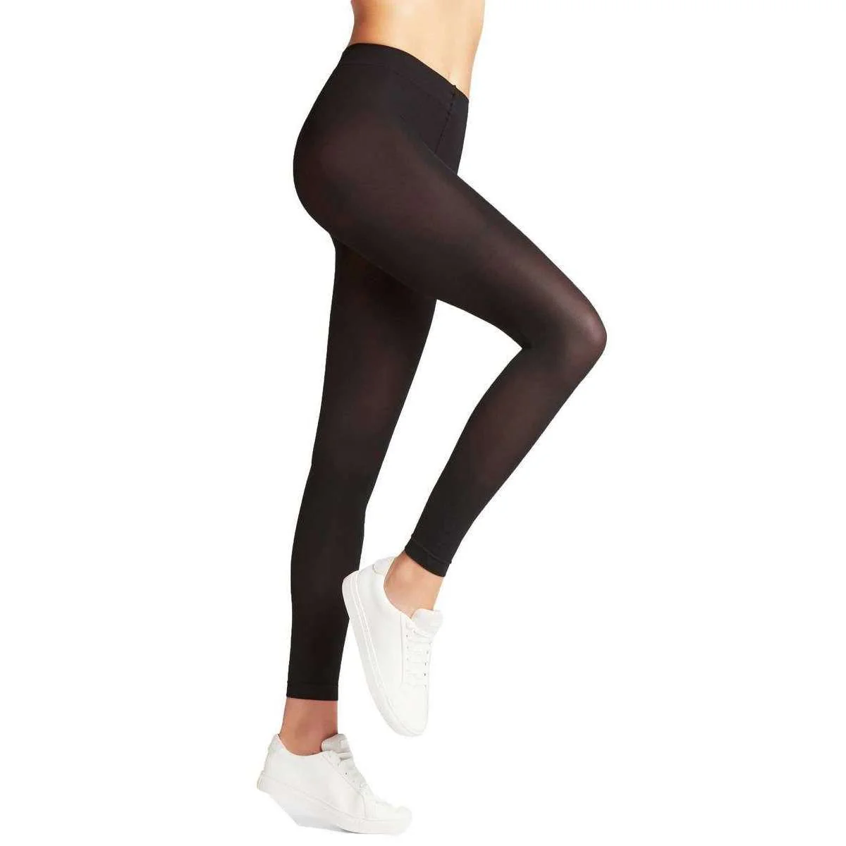 Falke Pure Matt 50 Denier Leggings - Black - Image 3