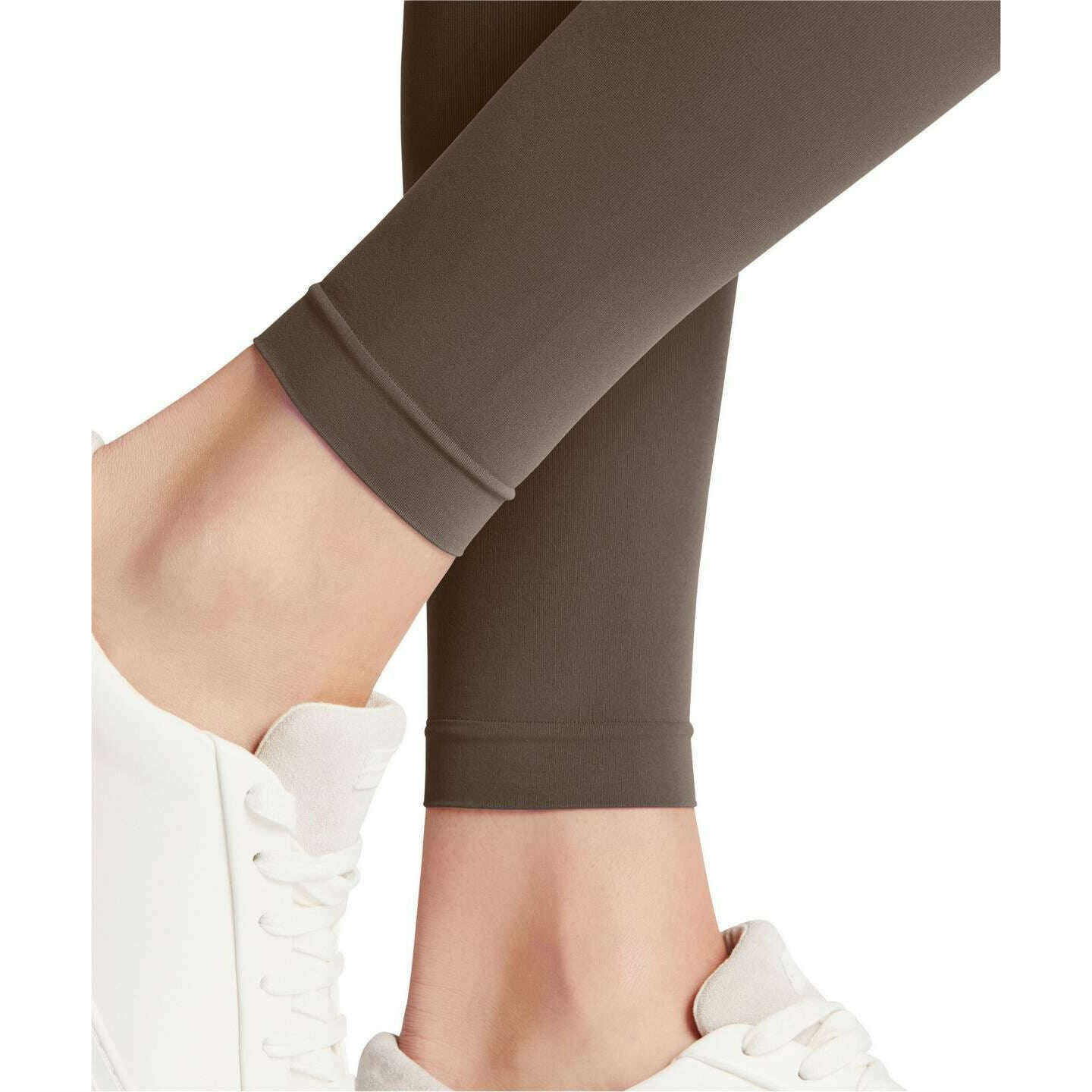 Falke Pure Matt 50 Denier Leggings - Espresso Brown - Image 4