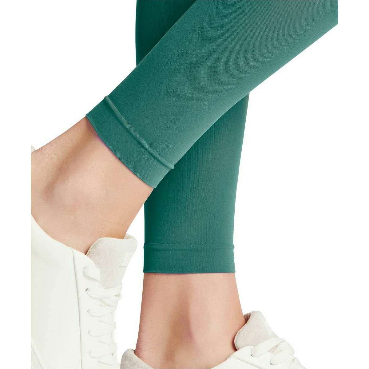 Falke Pure Matt 50 Denier Leggings - Fjord Green - Image 6