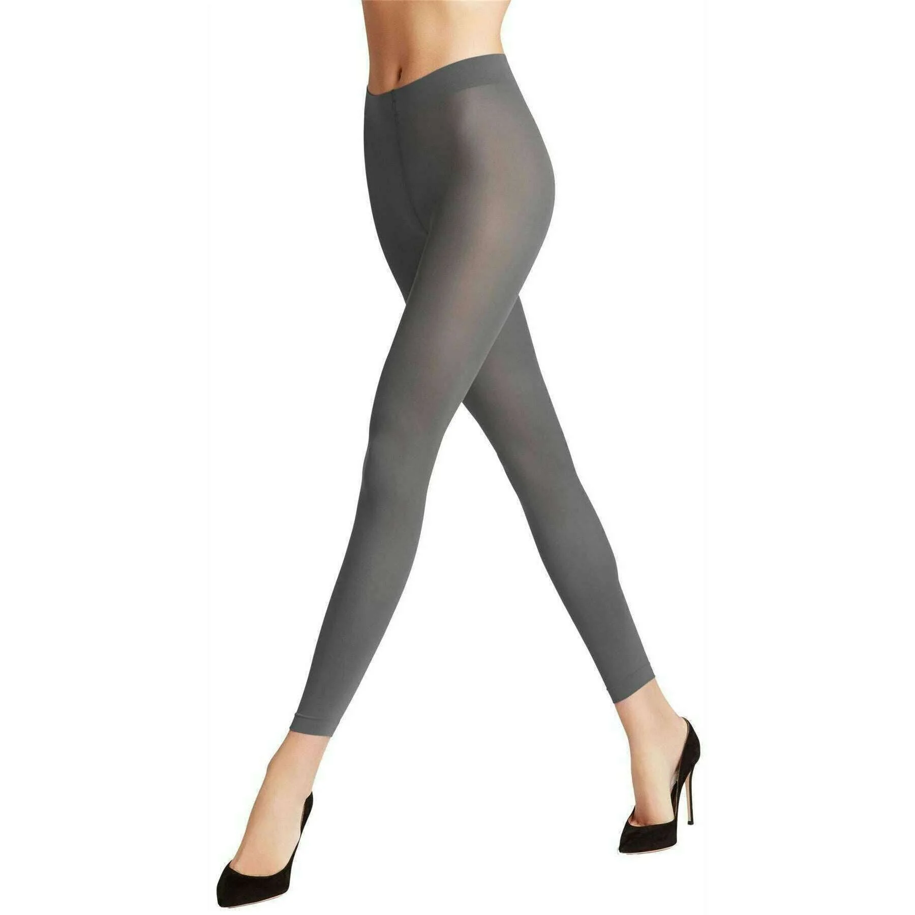 Falke Pure Matt 50 Denier Leggings - Flannel Grey