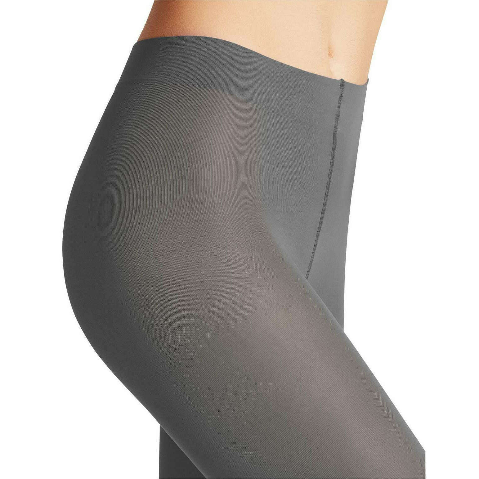 Falke Pure Matt 50 Denier Leggings - Flannel Grey - Image 4