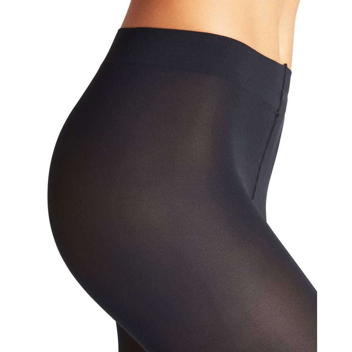 Falke Pure Matt 50 Denier Leggings - Marine Navy - Image 4