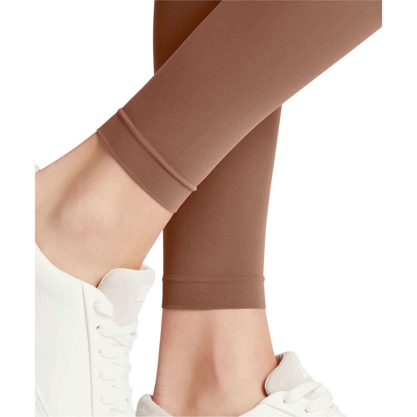 Falke Pure Matt 50 Denier Leggings - Rosewood Pink - Image 4