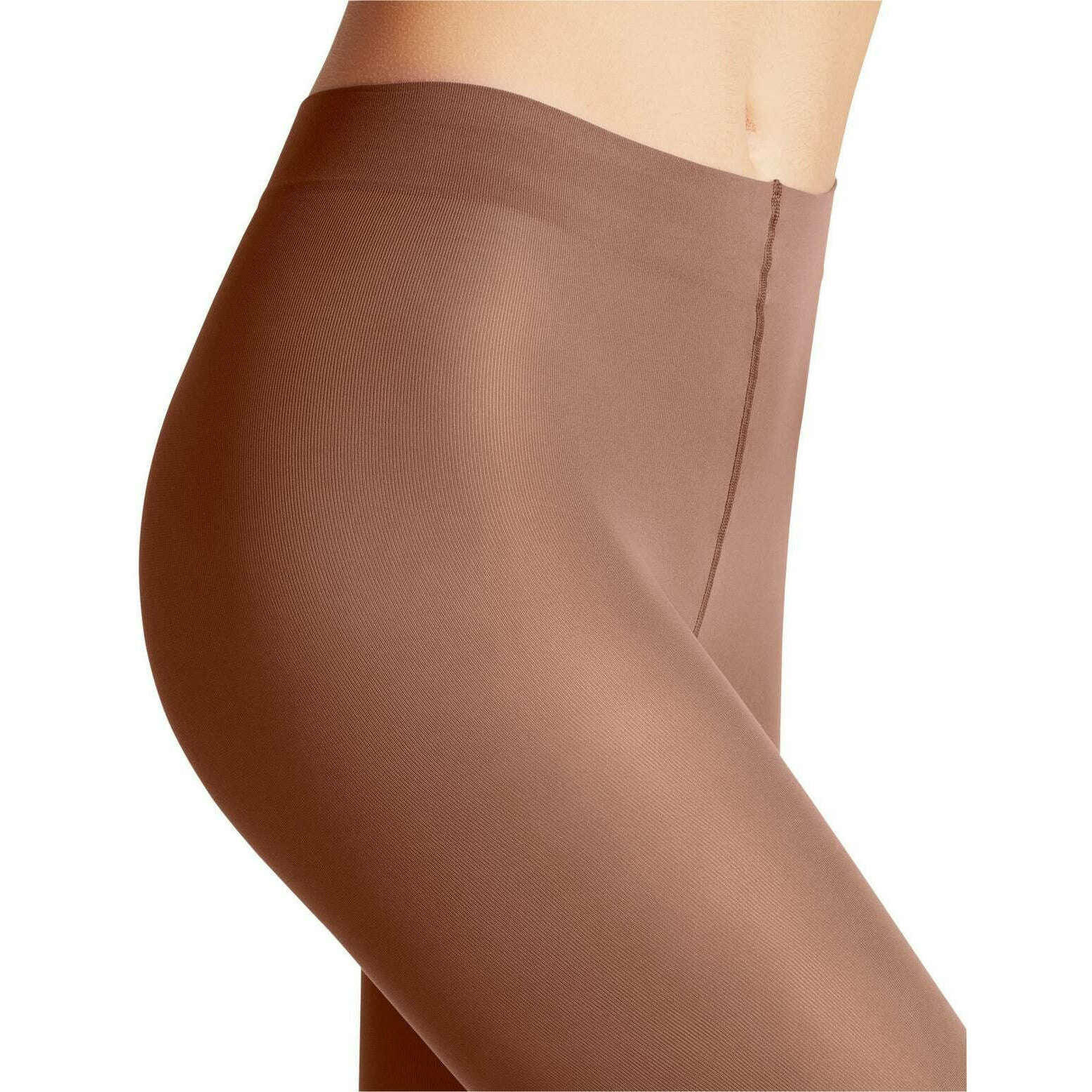 Falke Pure Matt 50 Denier Leggings - Rosewood Pink - Image 5