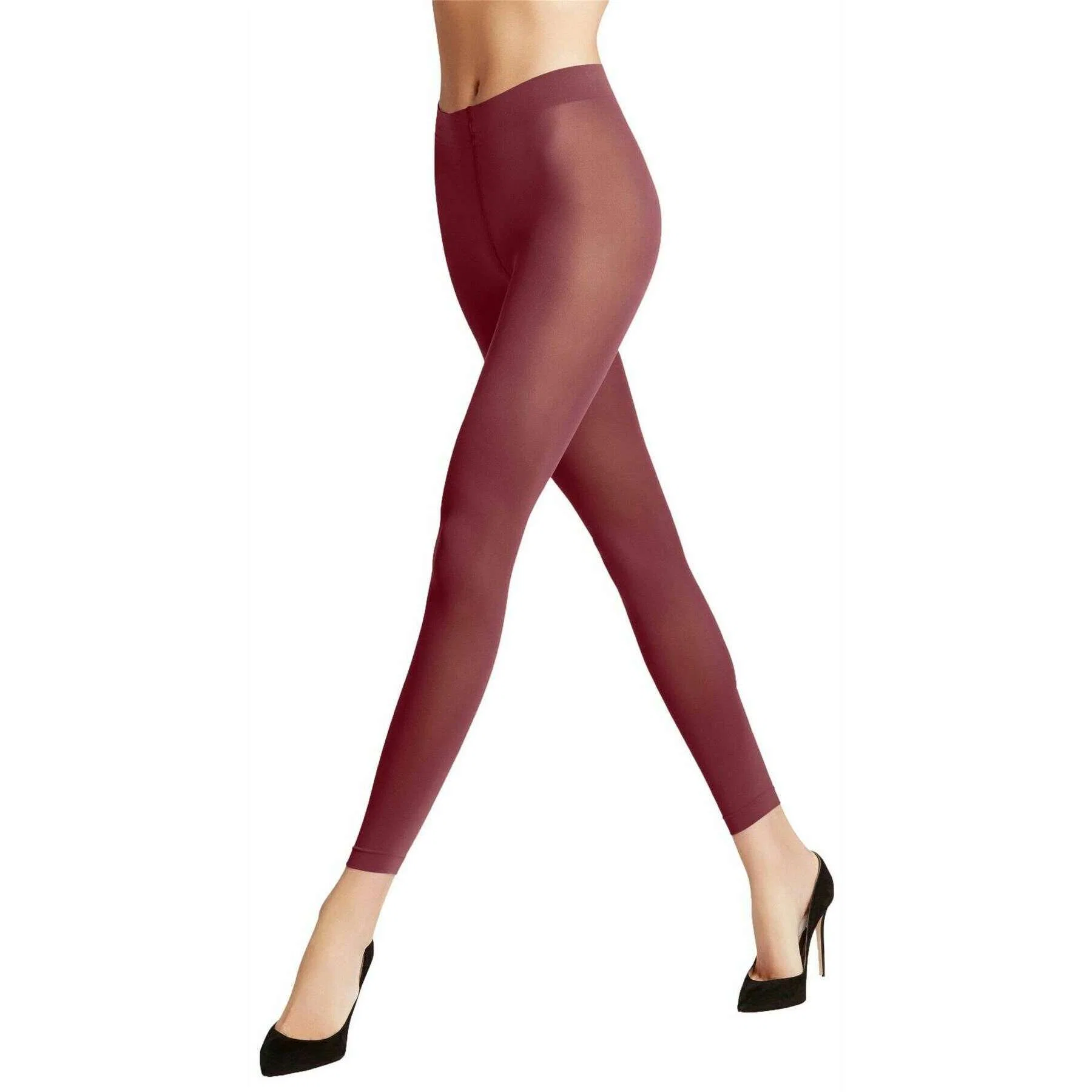 Falke Pure Matt 50 Denier Leggings - Ruby Red