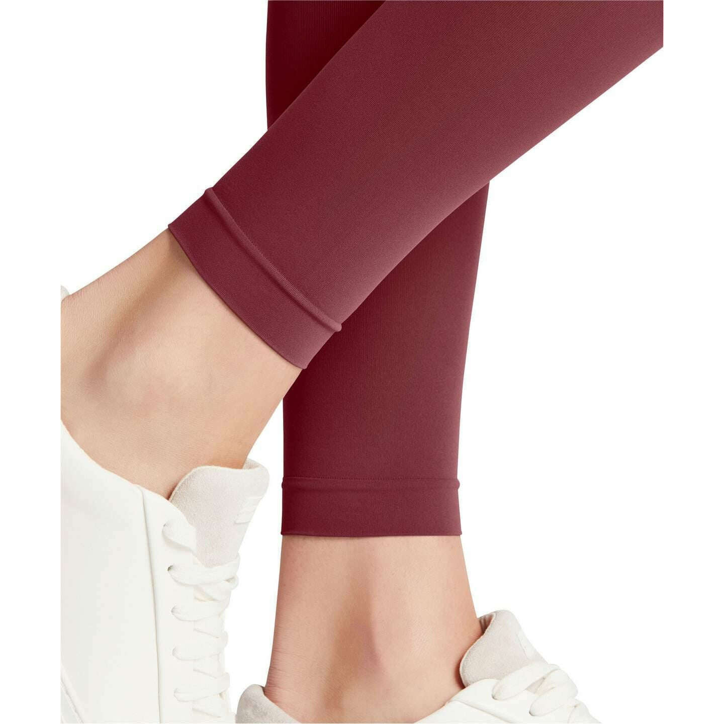 Falke Pure Matt 50 Denier Leggings - Ruby Red - Image 4