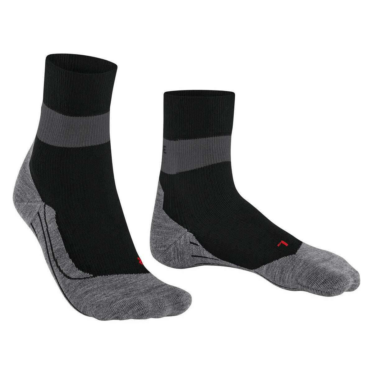Falke RU Compression Stabilizing Running Socks - Black Mix - Image 2