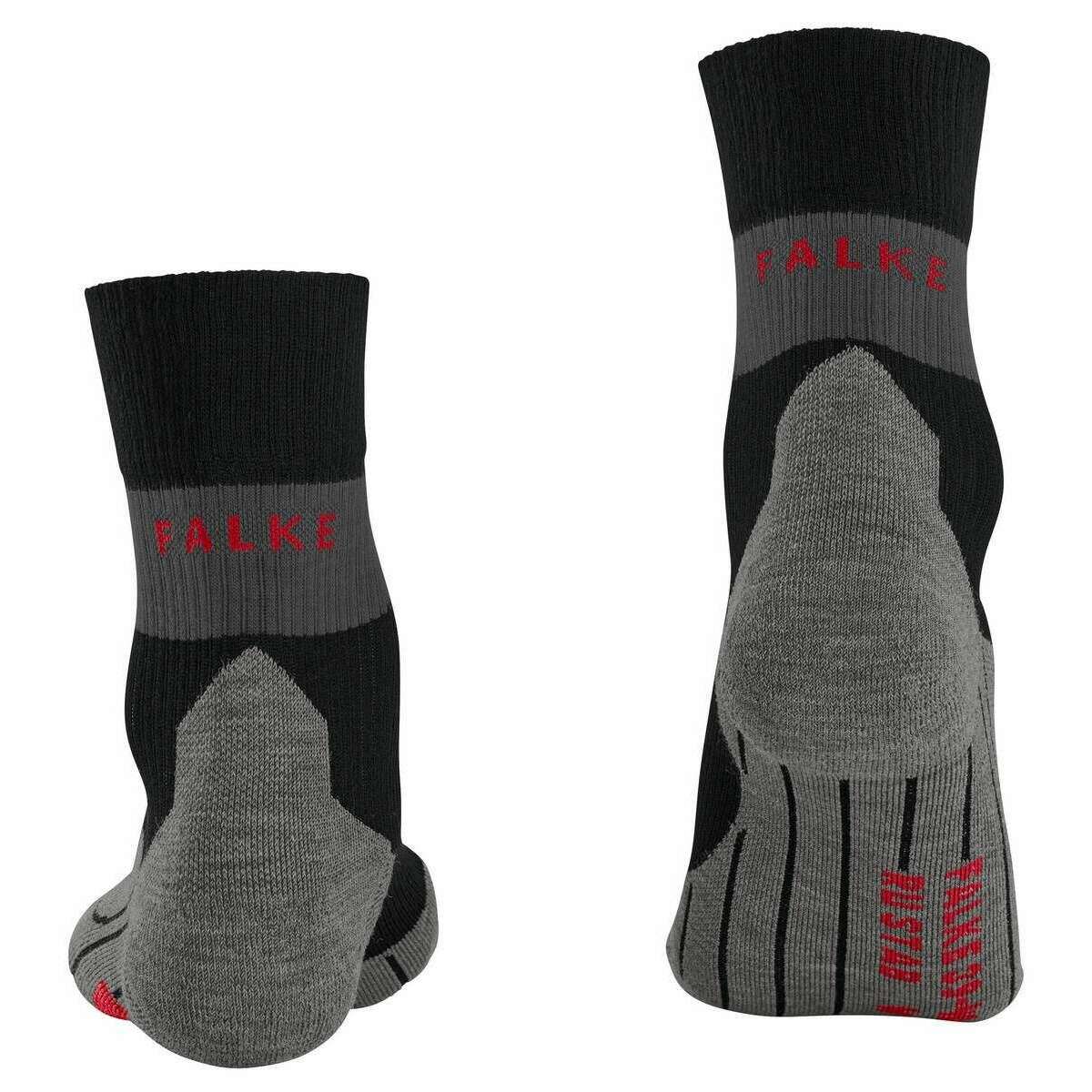 Falke RU Compression Stabilizing Running Socks - Black Mix - Image 3