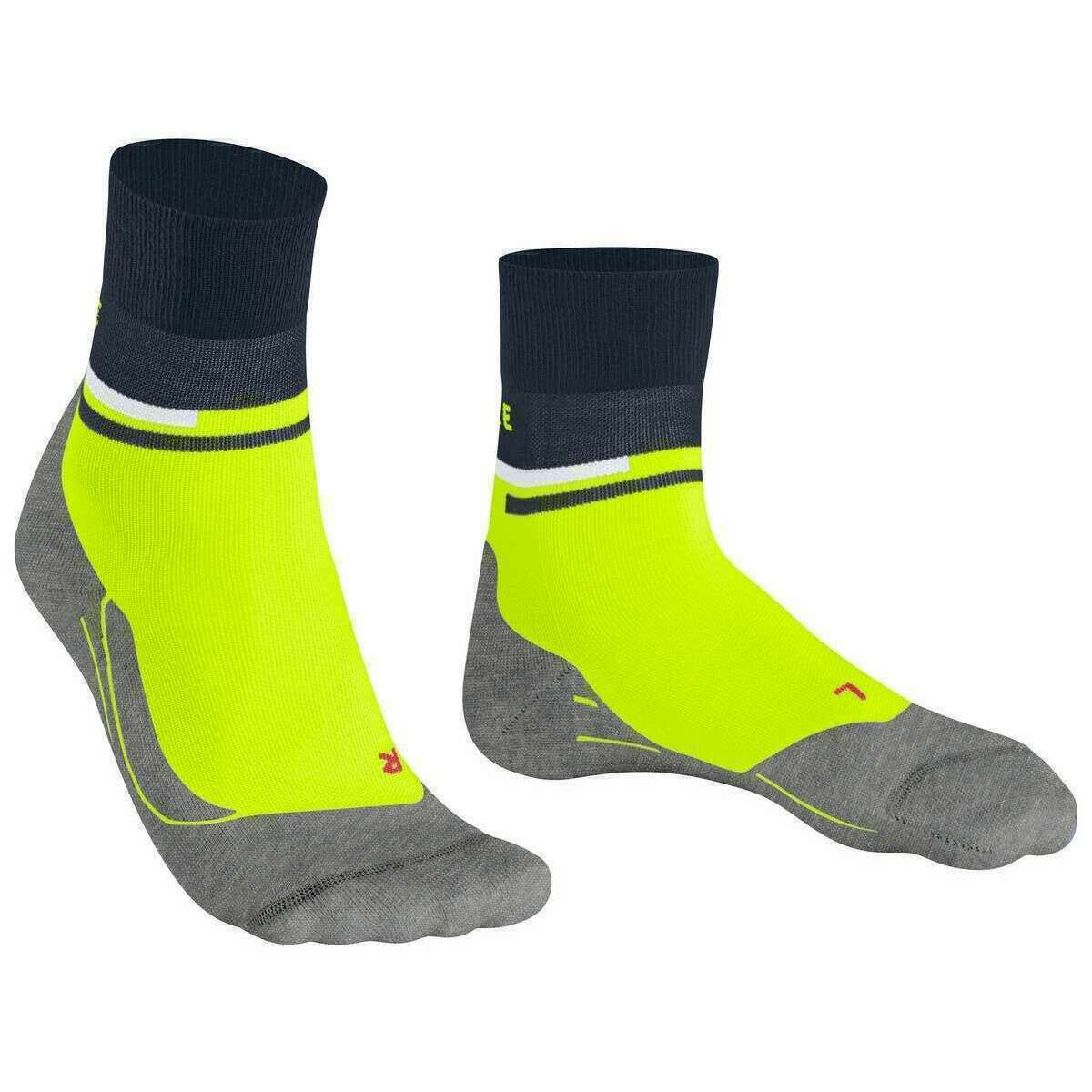 Falke RU Compression Stabilizing Running Socks - Lightning Green - Image 2