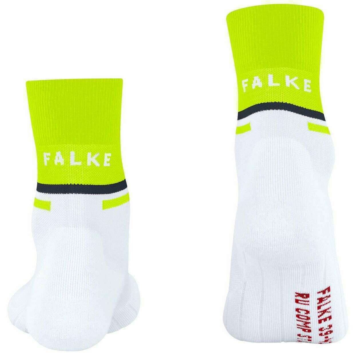 Falke RU Compression Stabilizing Running Socks - White - Image 3