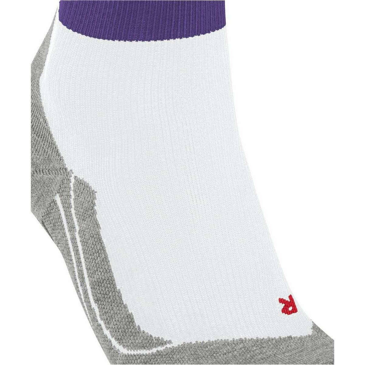 Falke RU Compression Stabilizing Running Socks - White/Purple - Image 5