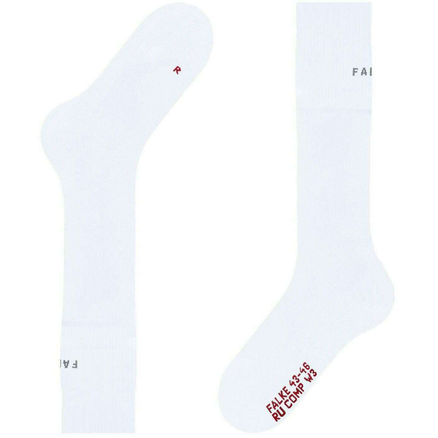 Falke RU Compression W2 Energy Running Knee High Socks - White - Image 6