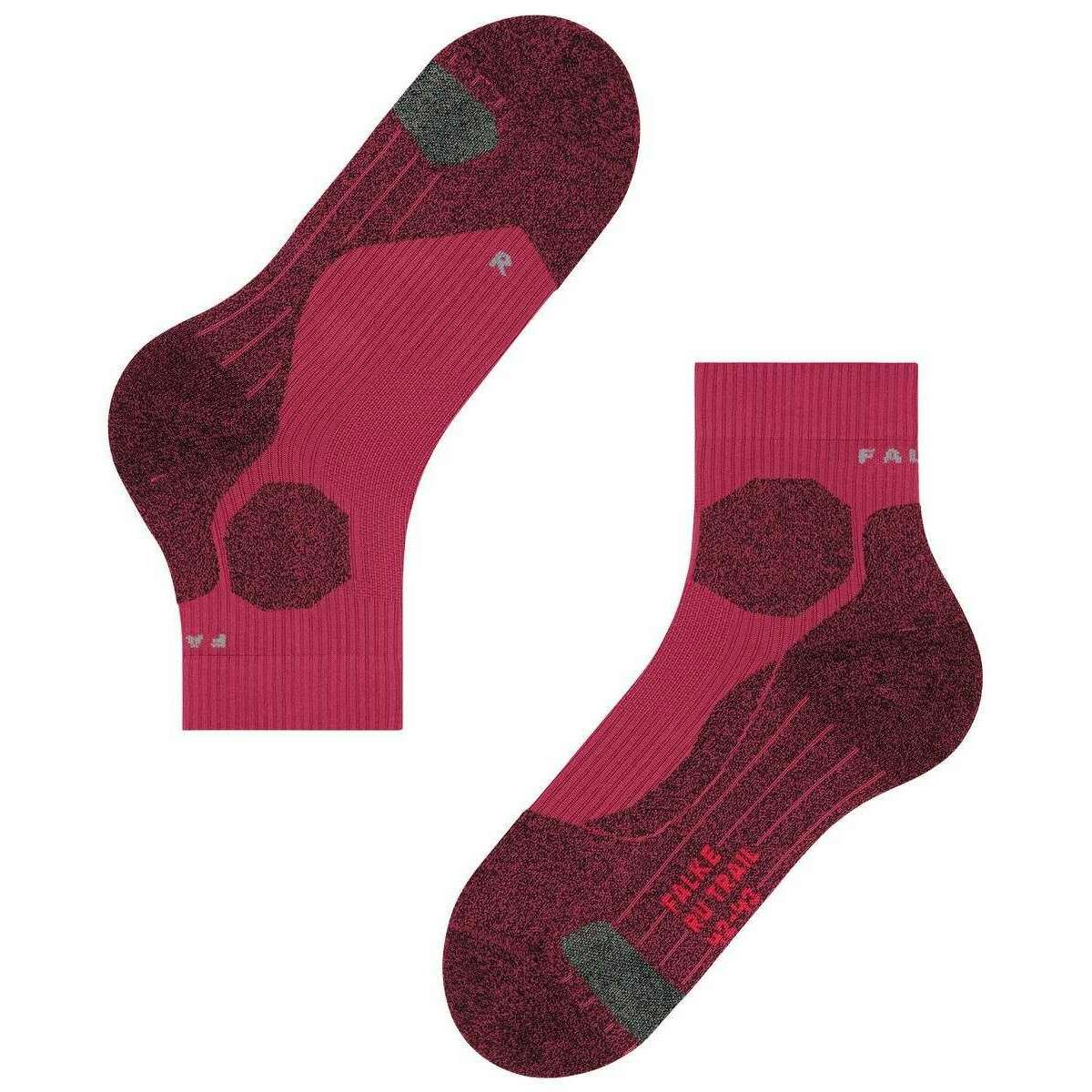 Falke RU Trail Grip Socks - Rose Red - Image 4