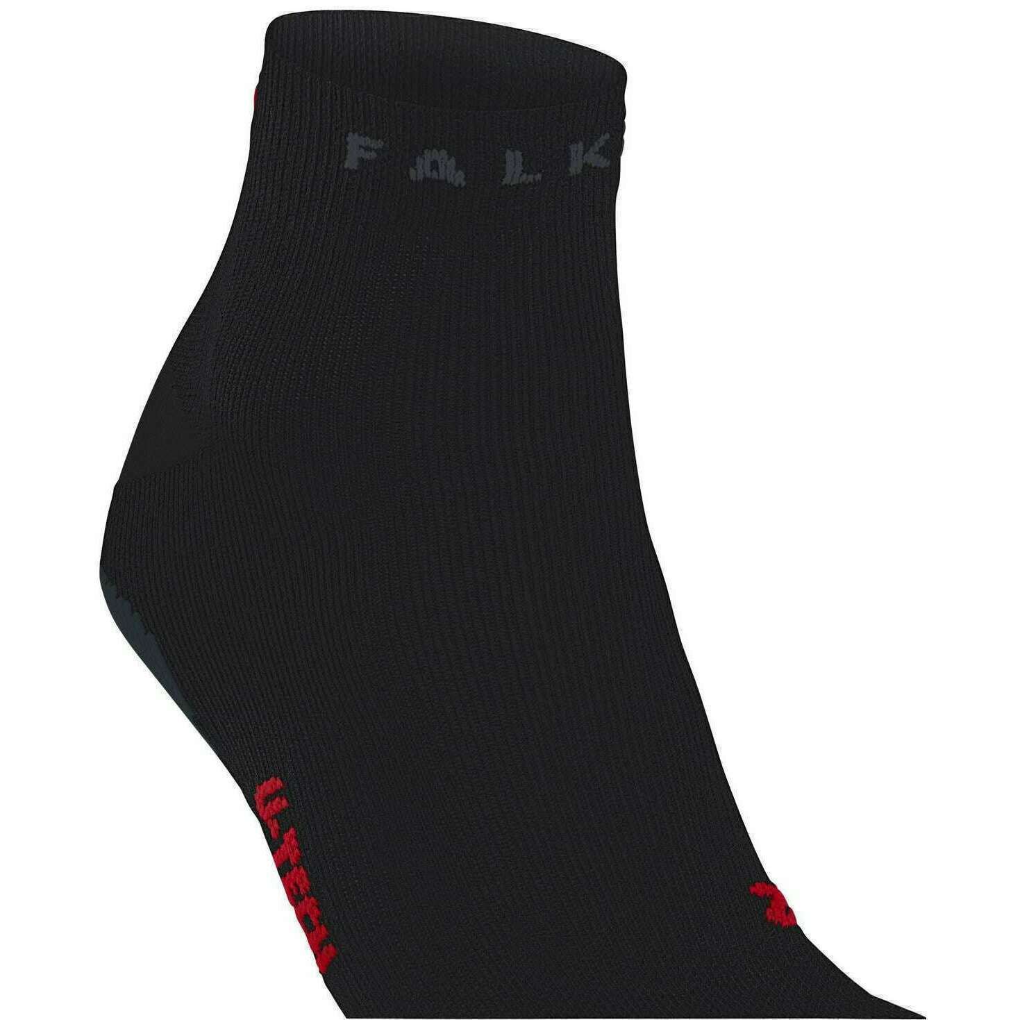 Falke RU True Motion Short Running Sneaker Socks - Black - Image 4