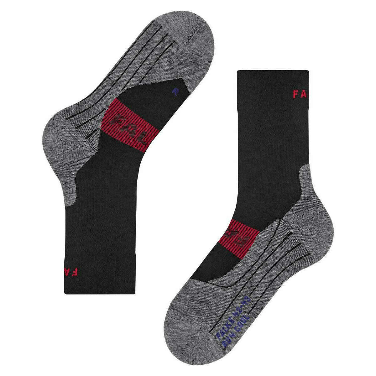 Falke RU4 Endurance Cool Running Socks - Black - Image 4