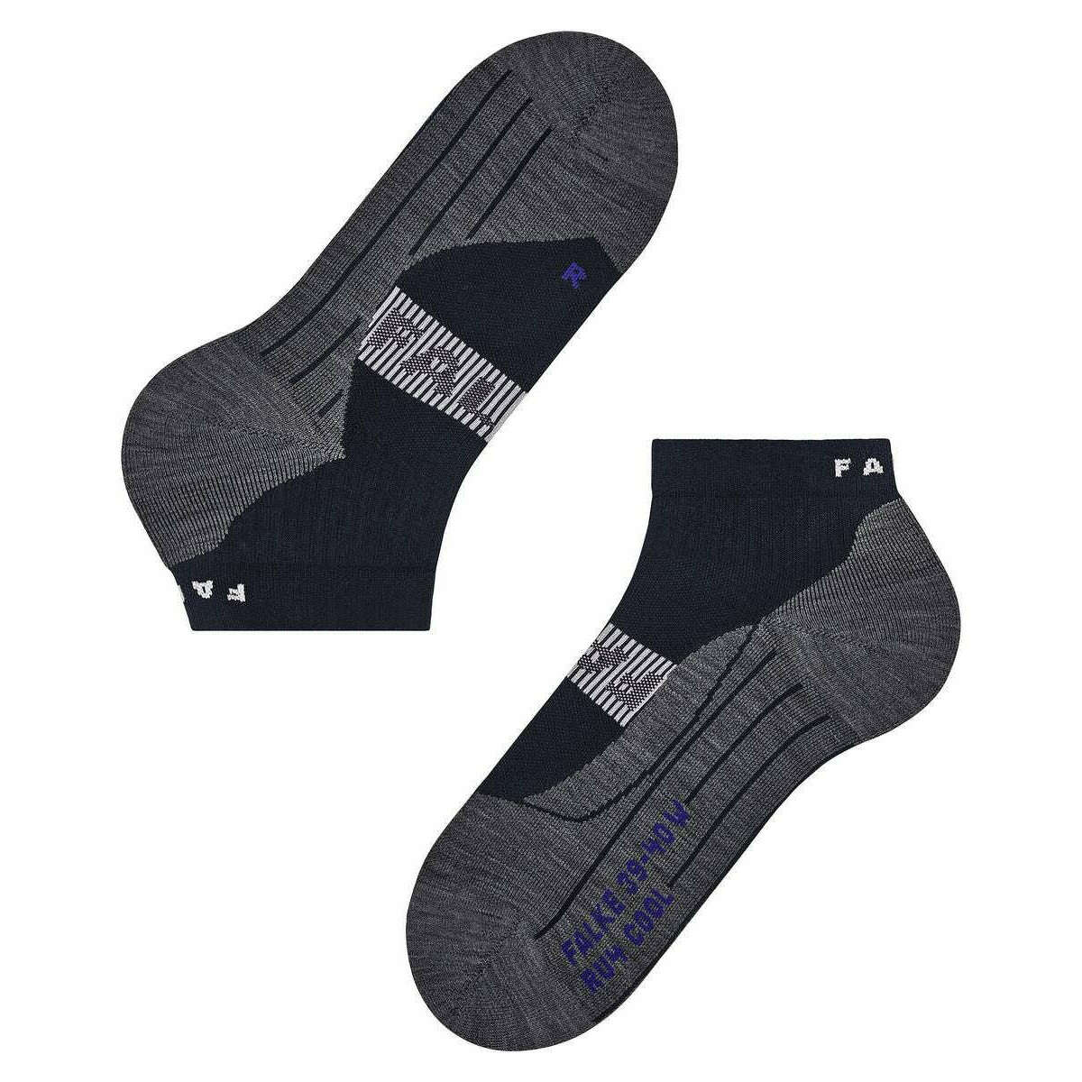 Falke RU4 Endurance Running Cool Short Socks - Space Blue - Image 4