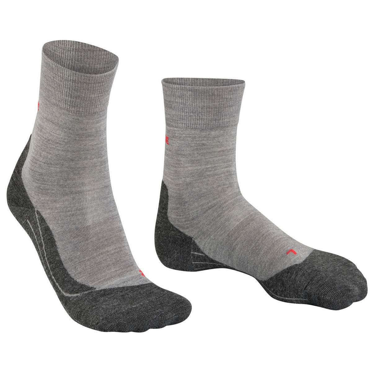 Falke RU4 Endurance Wool Socks - Light Grey Mel - Image 2