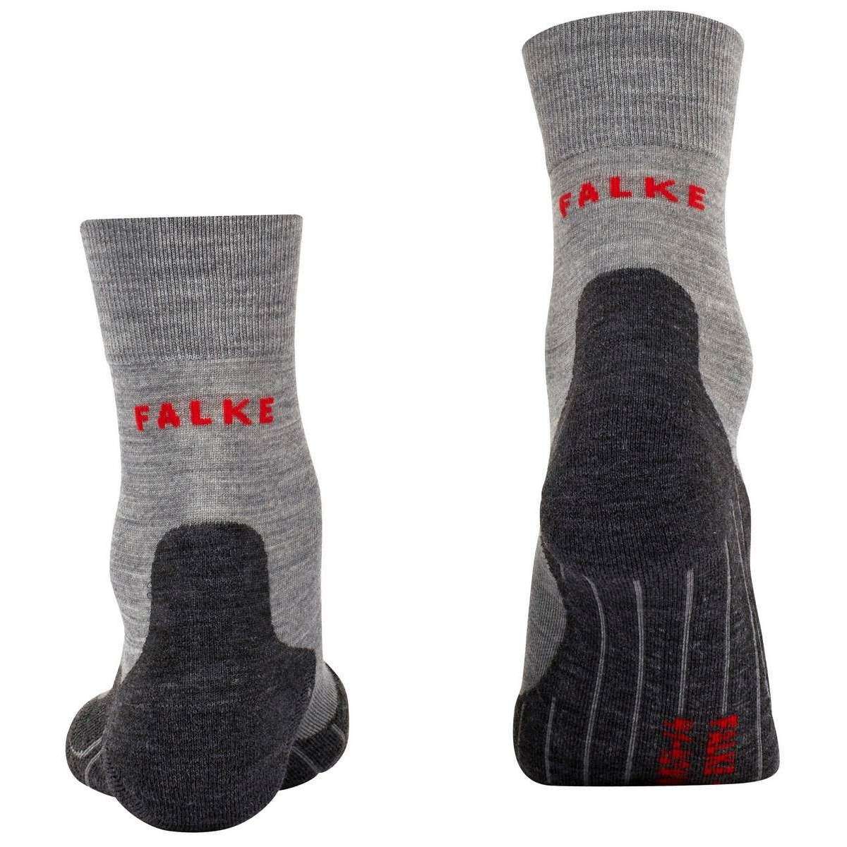 Falke RU4 Endurance Wool Socks - Light Grey Mel - Image 3