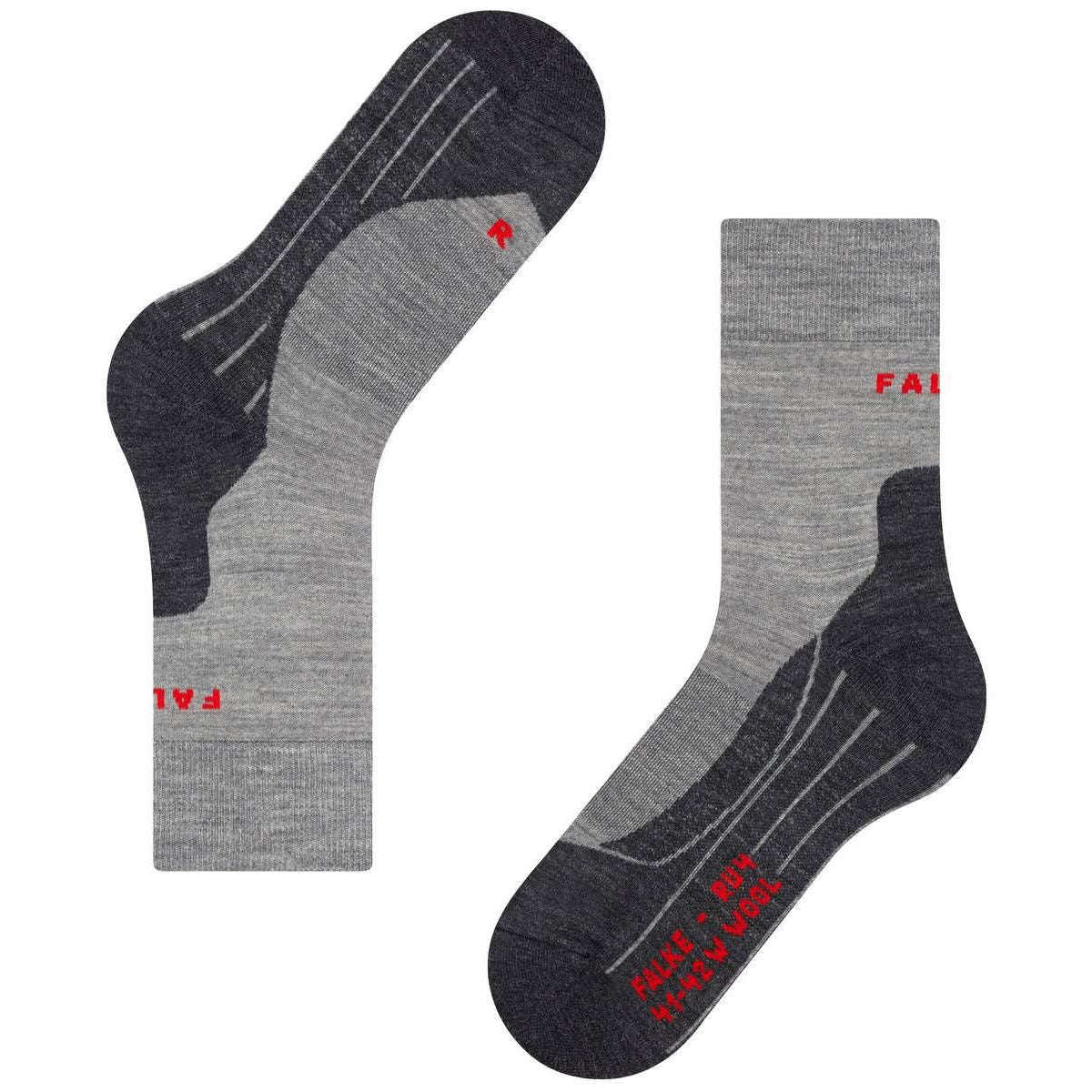 Falke RU4 Endurance Wool Socks - Light Grey Mel - Image 6